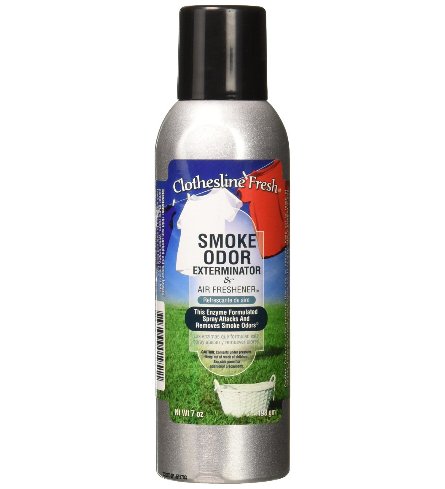 Tobacco Outlet Products Clothesline Fresh Smoke Odor Exterminator 7oz Scented - 7 Ounce Pack - Buy Online on GoSupps.com