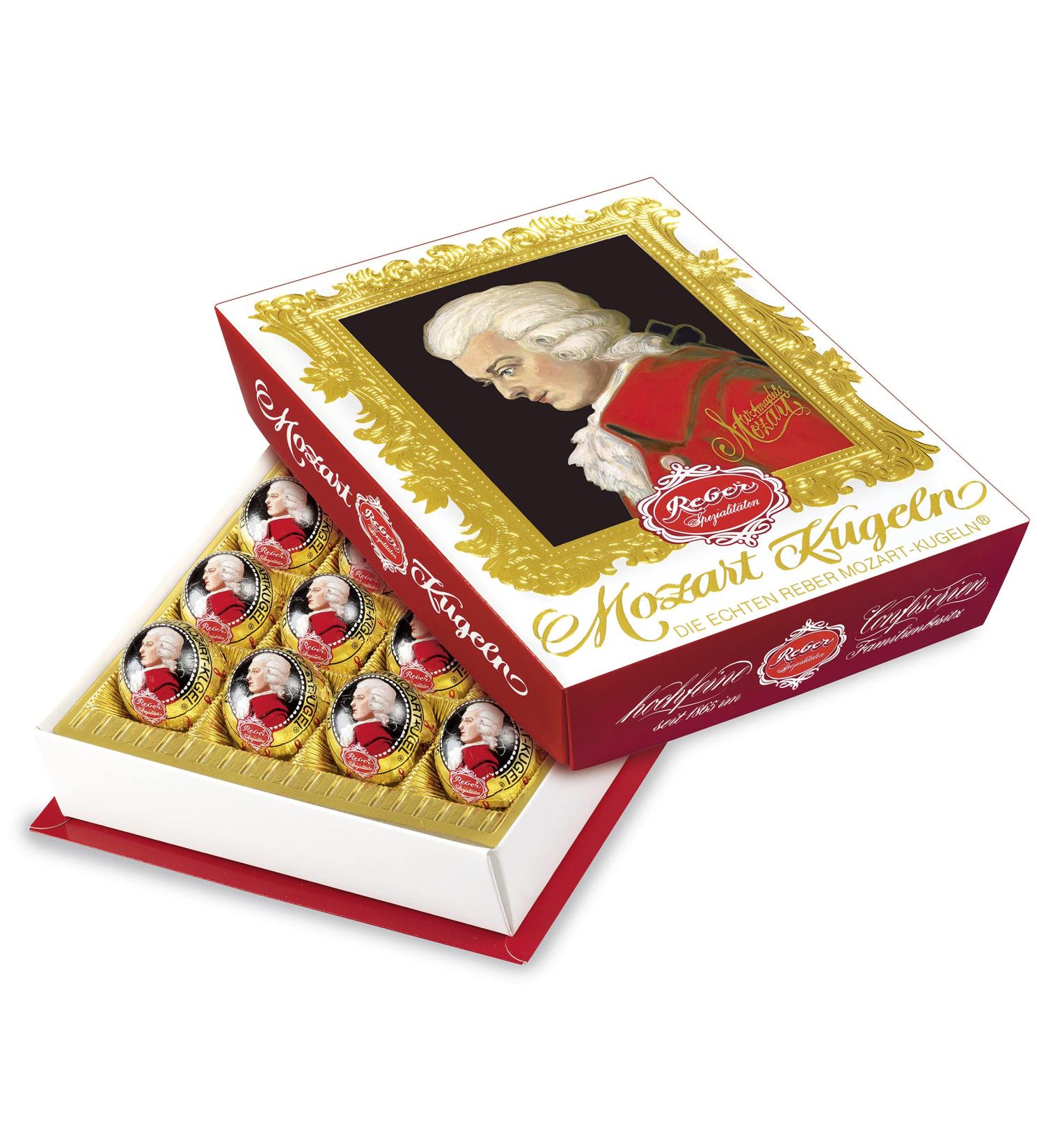 Buy Mozart Balls Baroque - 20 Pack of Dark Chocolate with Pistachio Marzipan Almonds & Hazelnut Nougat | 400g Gourmet Treats | International Shipping - Buy Online on GoSupps.com