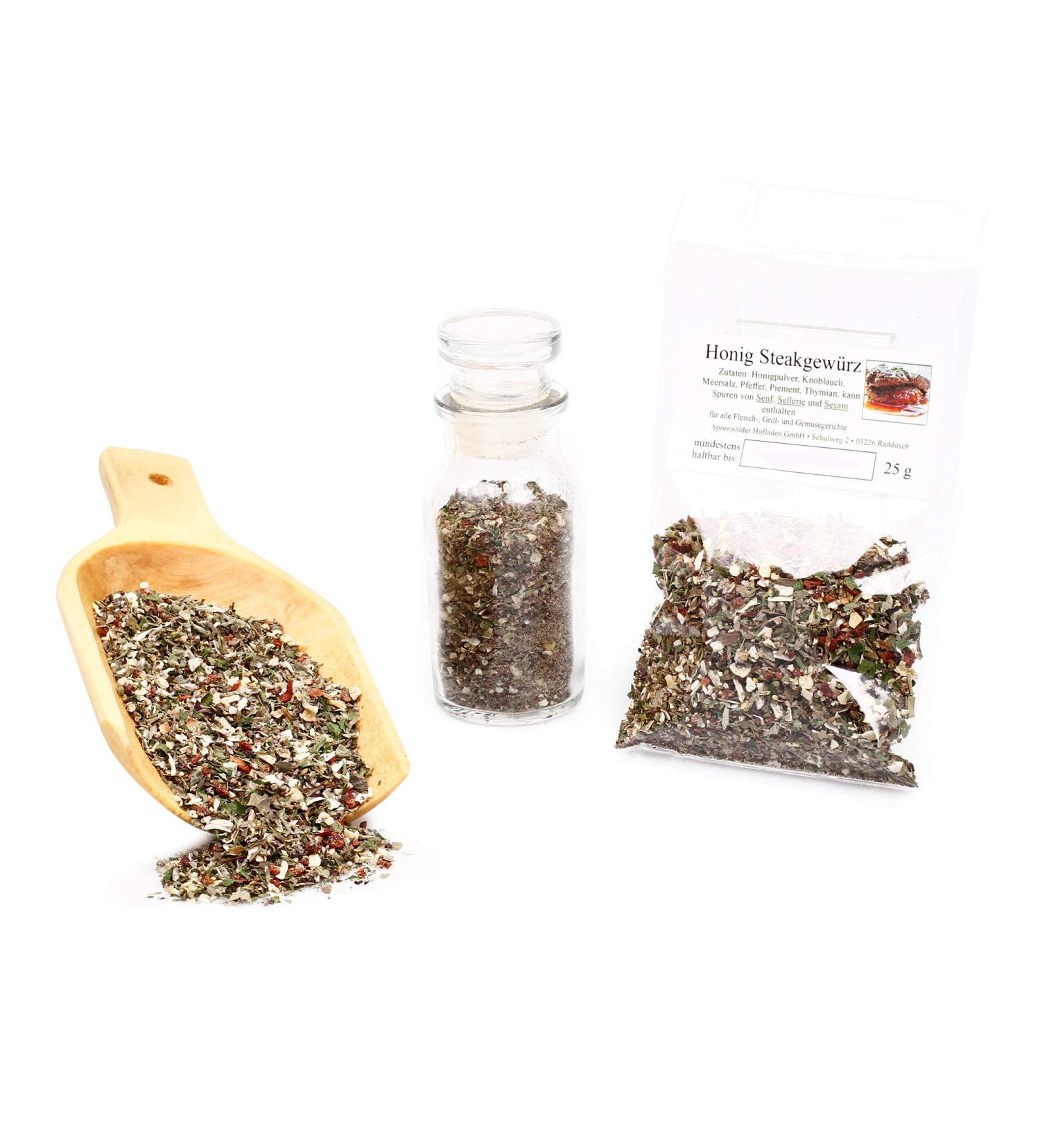  Feine W rze Honey Steak Spice Blend | Steak Spices with Real Honey Powder | BBQ Spices without Taste Amplifier | 25g - Buy Online on GoSupps.com