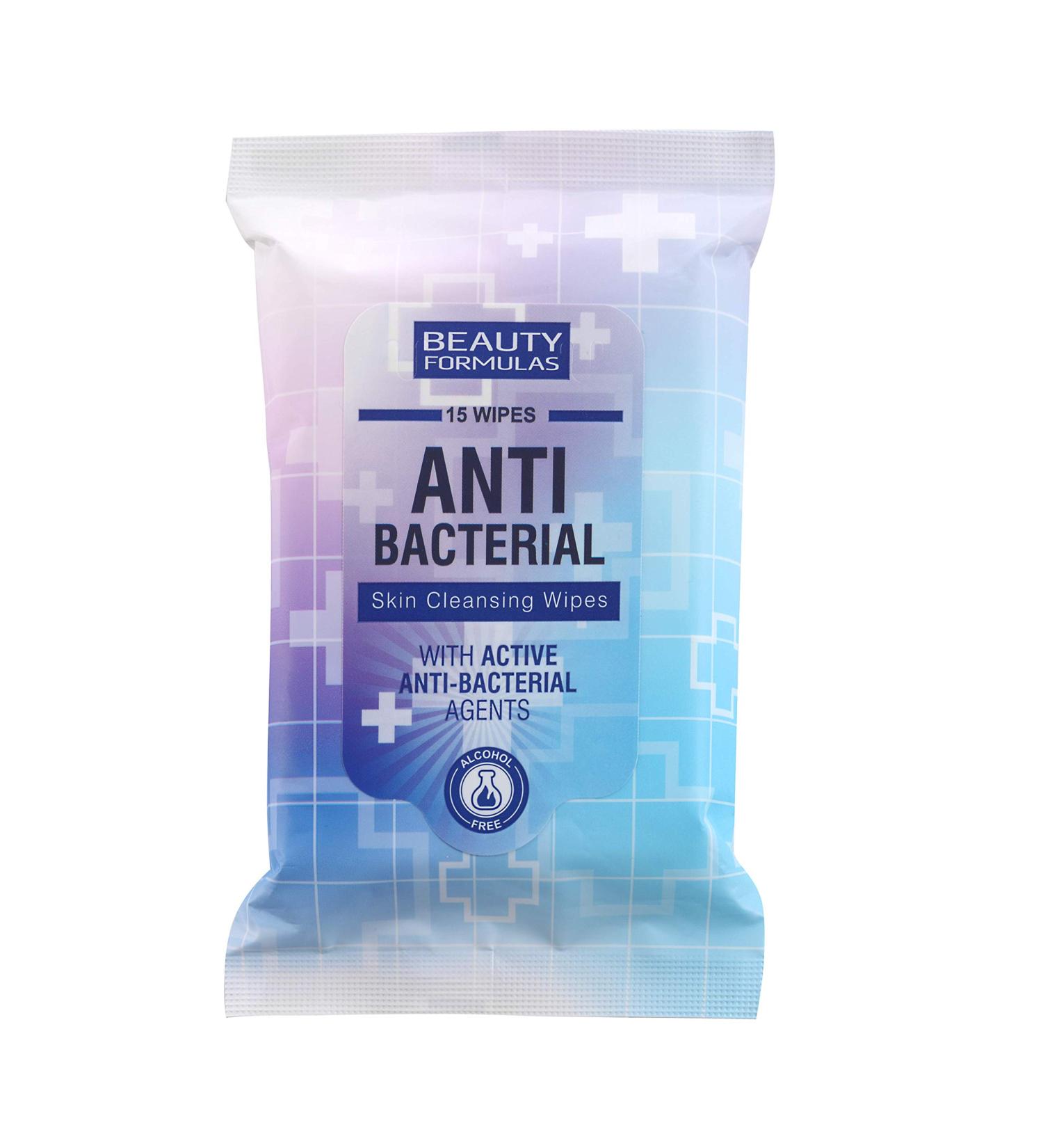 Beauty Formula Anti Bac Skin Cleansing Wipes 15'S