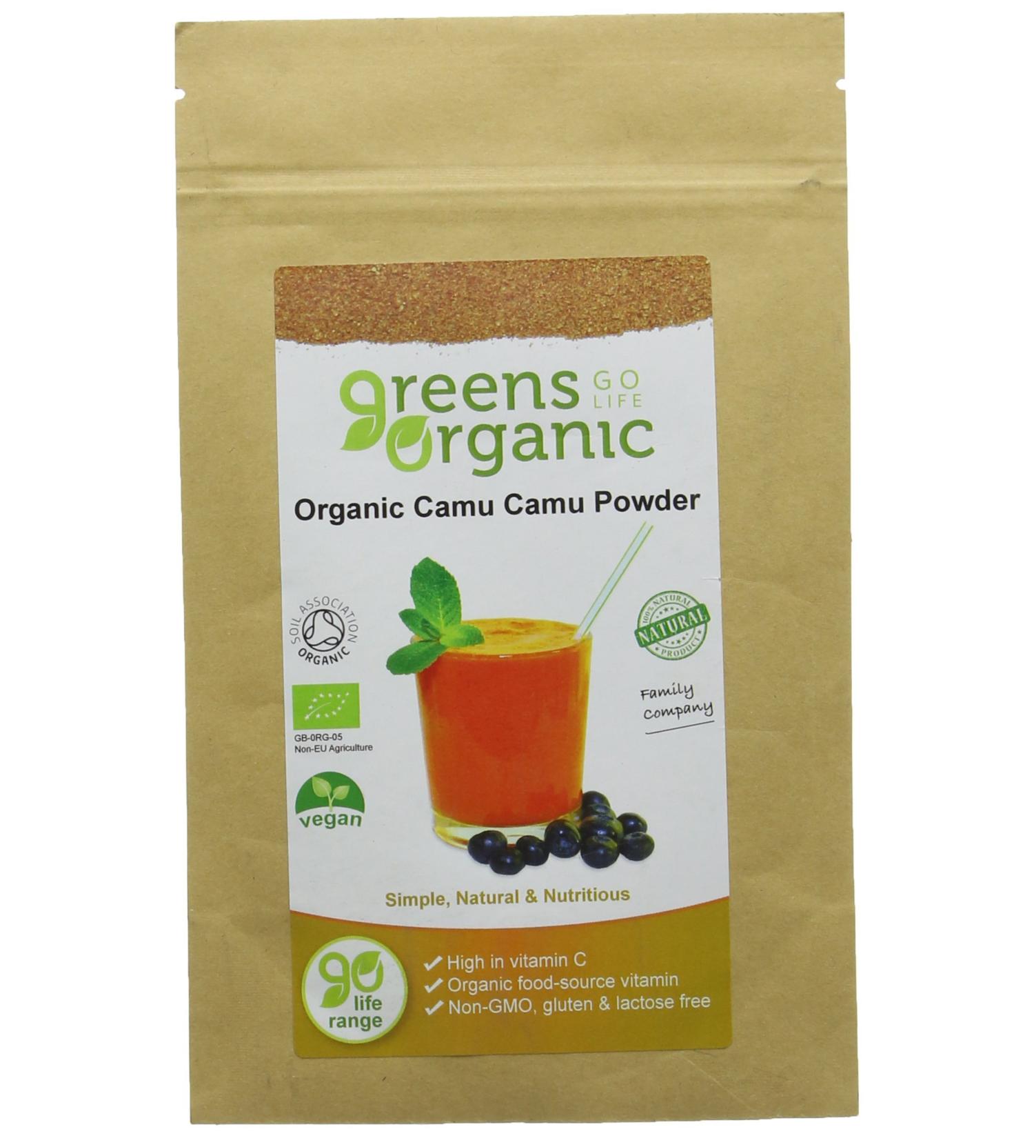 Greens Organic 40 g Camu Powder - Buy Online on GoSupps.com