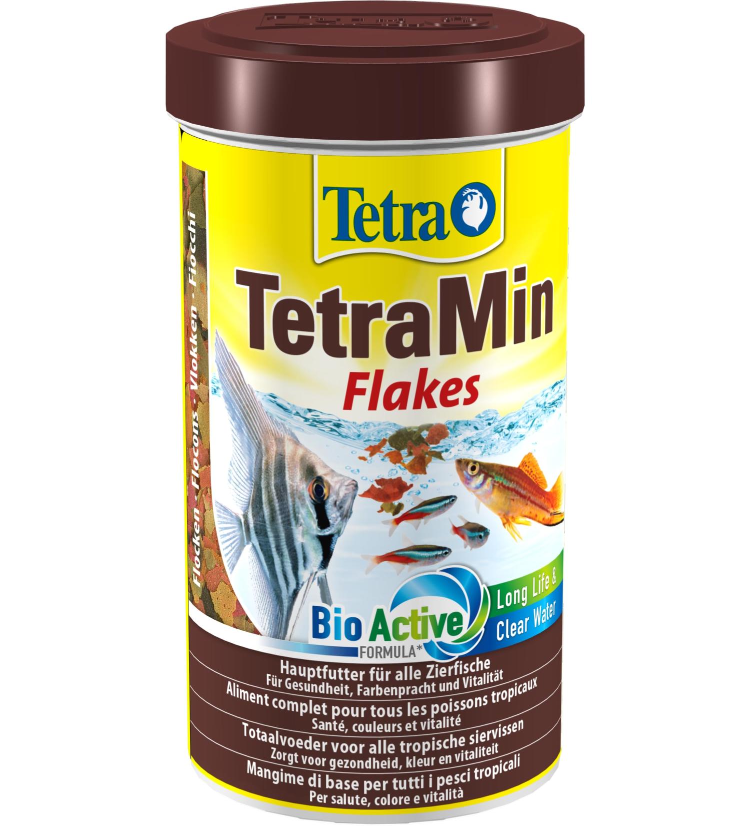 Tetramine Flakes - High-Quality Fishing Feed for Ornamental Fish | Balanced Nutrition & Clear Water - 500ml (1 Pack) - International Shipping Available - Buy Online on GoSupps.com