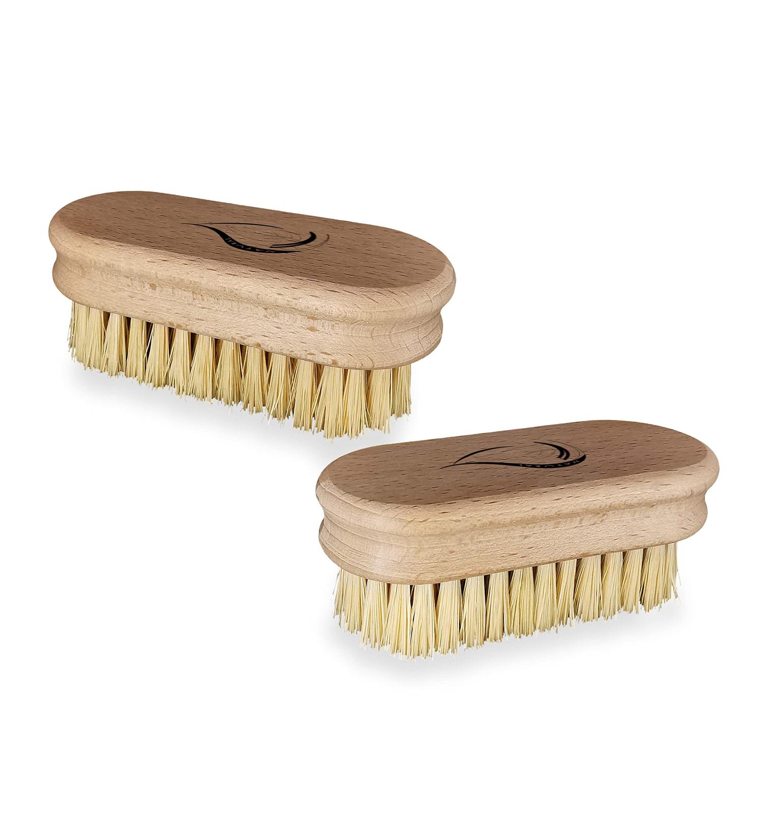 MERXartis Nail Brush Set of 2 - Eco-Friendly Hand Washing Brushes Made from Natural Materials | International Shipping Available - Buy Online on GoSupps.com