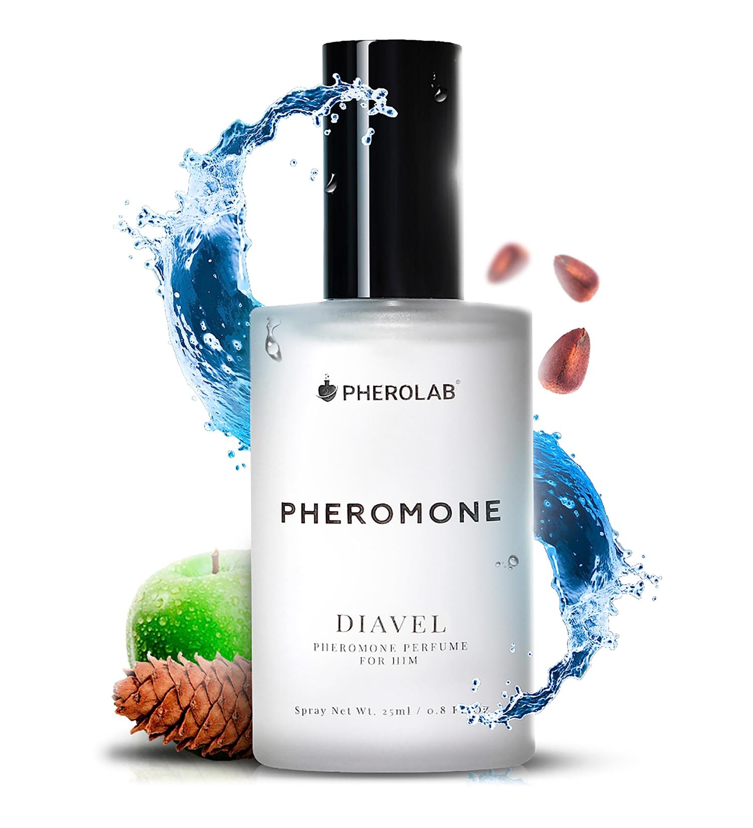 Premium Perfume with Pheromones for Men Diavel with Oxytocin to Attract Women - Cologne Pheromone Perfume Spray 25ml - Buy Online on GoSupps.com