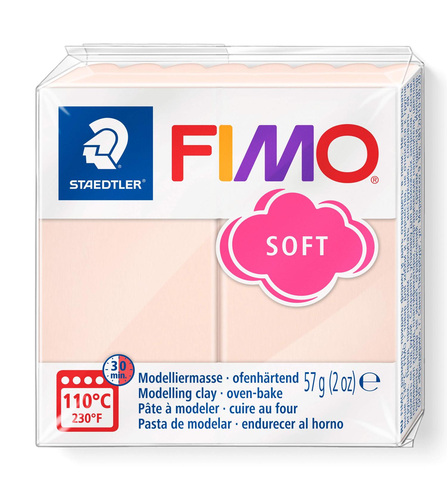 Staedtler FIMO Soft Polymer Clay - Light Flesh 57g - Oven Bake for Jewelry, Sculpting, Crafting - Buy Online on GoSupps.com