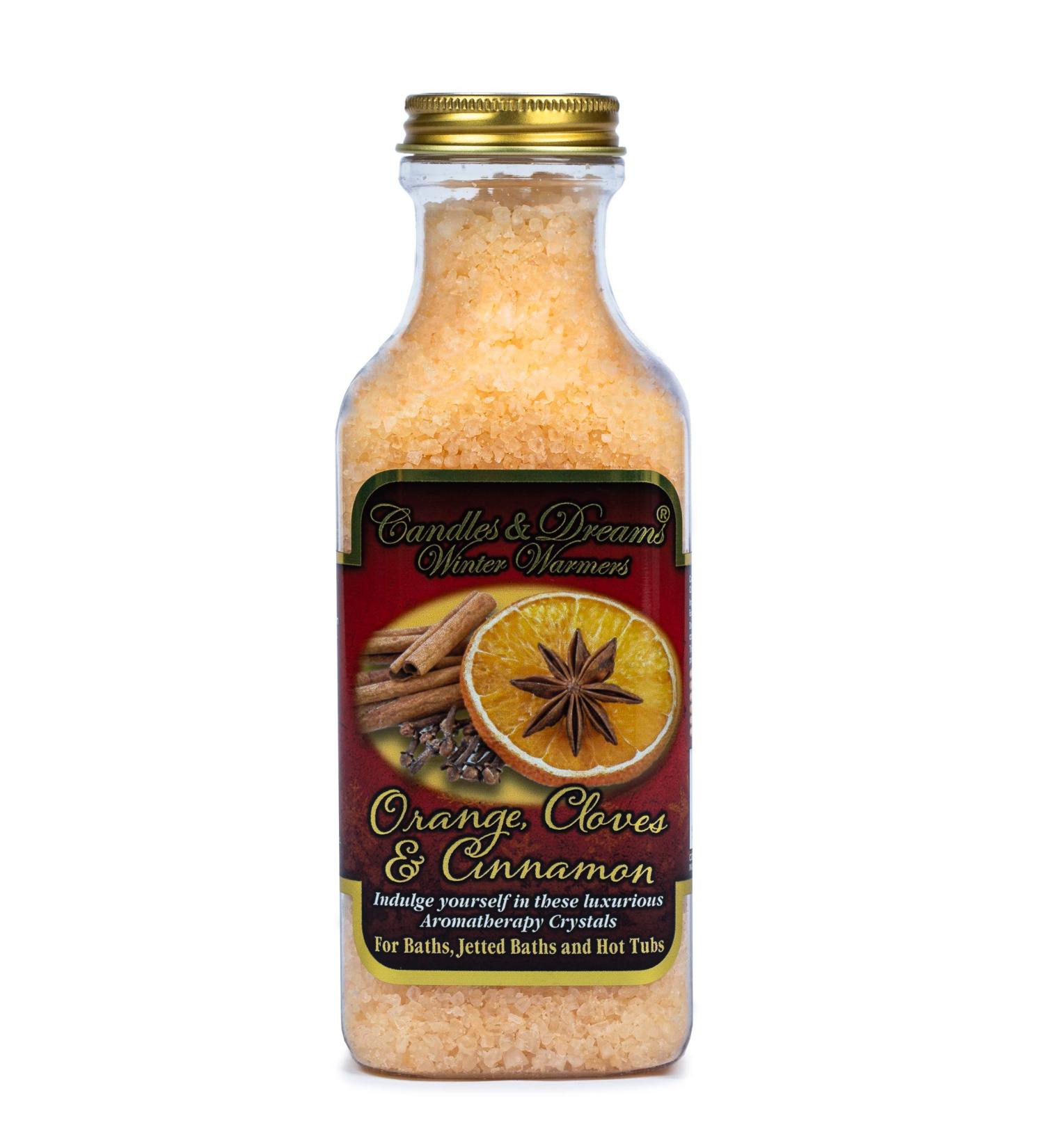 Hot tub spa/Bath Aromatherapy scents Crystals (Orange Clove & Cinnamon) Vegan (500g) - Buy Online on GoSupps.com