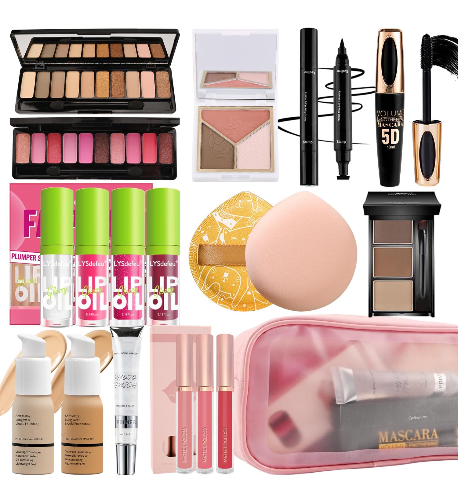 All-in-One Makeup Set Kit for Women | Complete Makeup Gift Set with Mascara Eyeliner Eyeshadow & More - Ideal for Teens | International Shipping Available - Buy Online on GoSupps.com