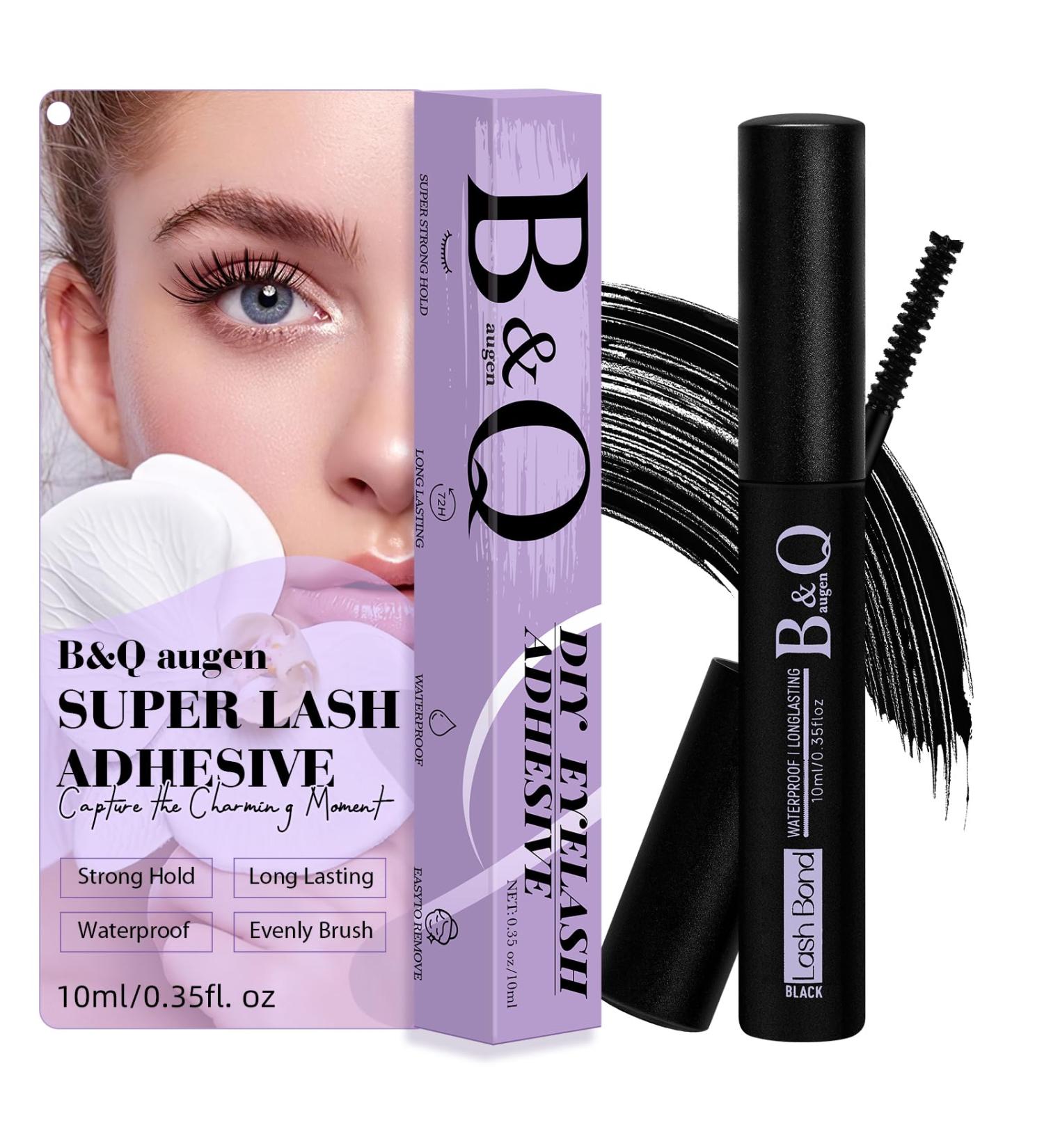 Buy Lash Cluster Glue 10 ML - Long Retention Eyelash Glue for DIY Extensions | Waterproof Mild High Adhesive for Beginners - Black - Buy Online on GoSupps.com