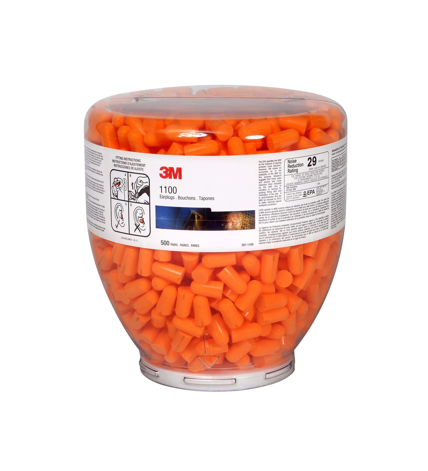 3M 19087 1100 393-2010-50 Probed Test Plugs 3" Height 1" Length 4.5" Width One Size Fits Most Orange