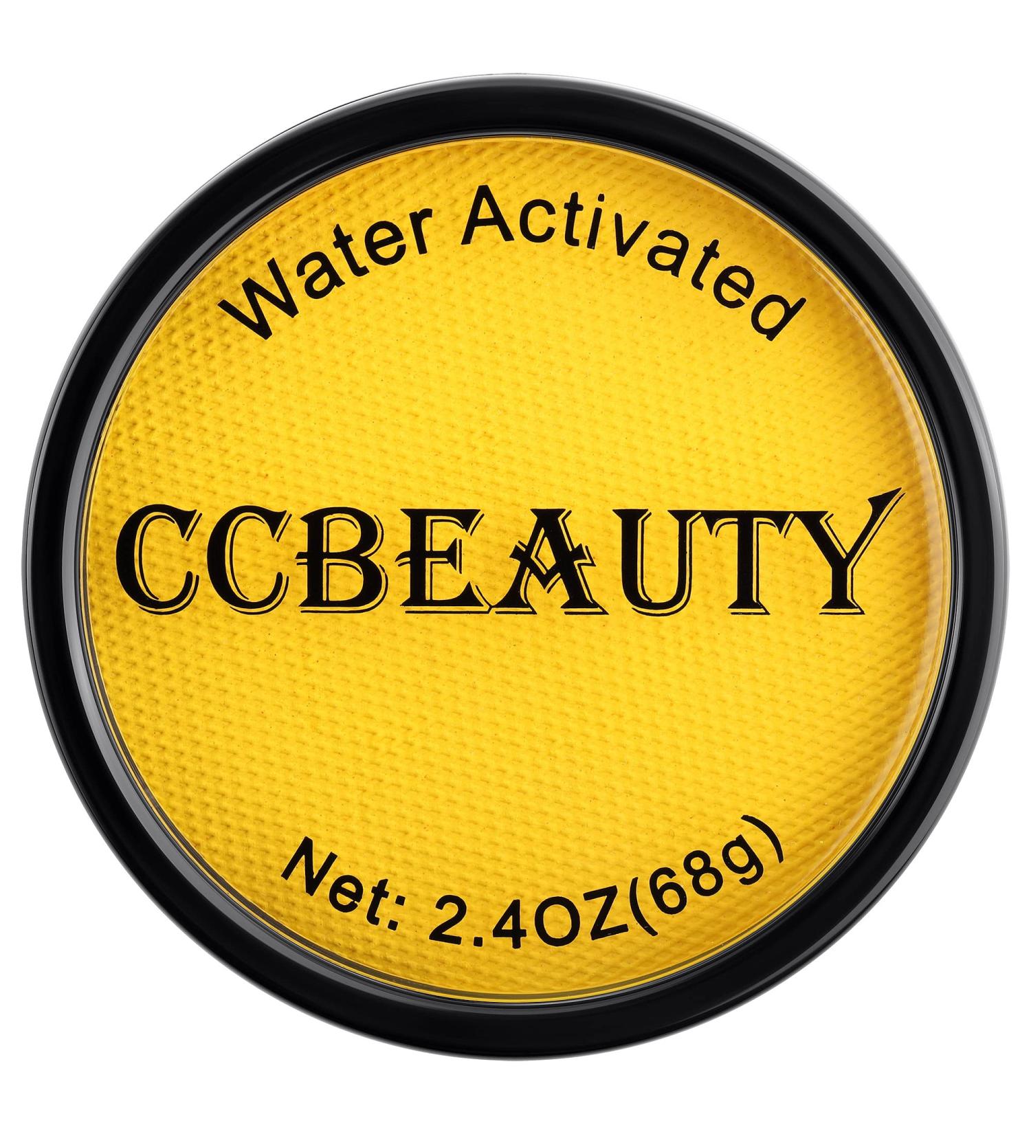 Ccbeauty Professional Body Painting Colors - Water-Based Light Yellow Makeup for Halloween & Theater - 68G Creative Body Art - Buy Online on GoSupps.com
