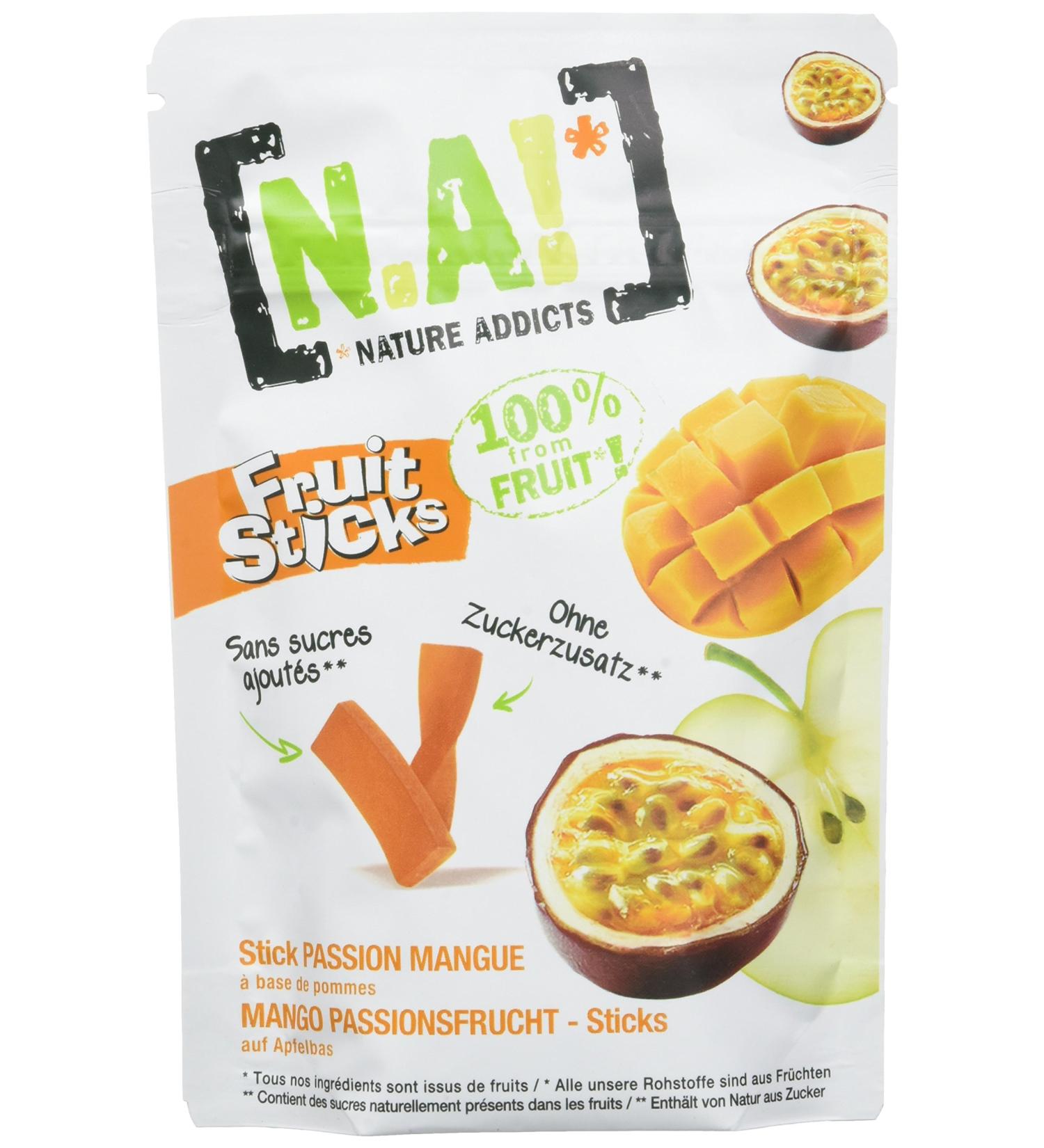 NA! NATURE ADDICTS Sachet de Fruit Stick Passion Mangue 40 g - Buy Online on GoSupps.com