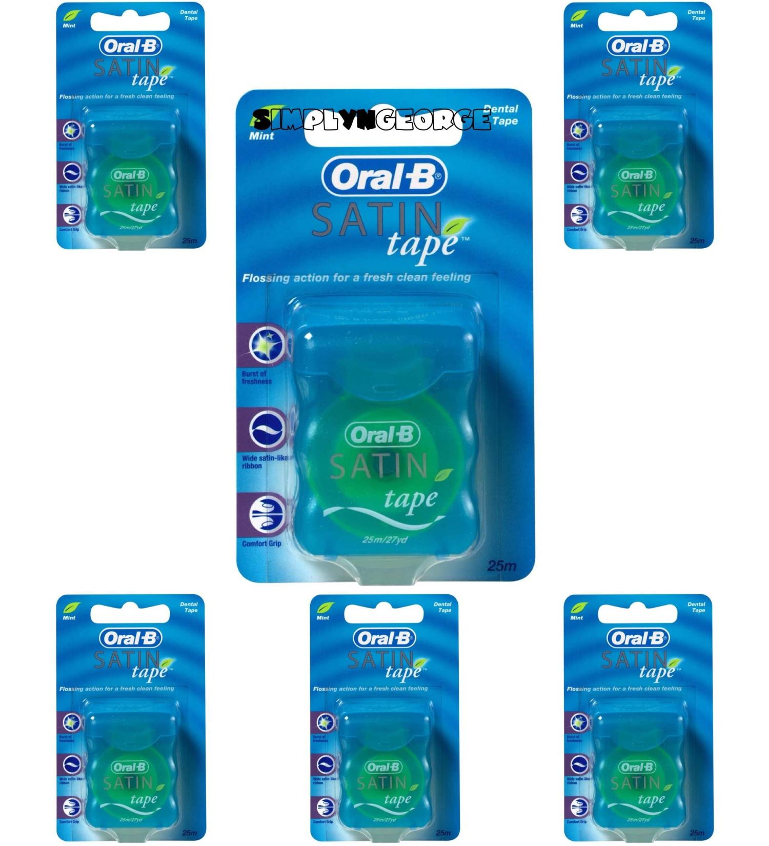 Oral-B Satin Tape 25-Meters (6 Units) - Buy Online on GoSupps.com