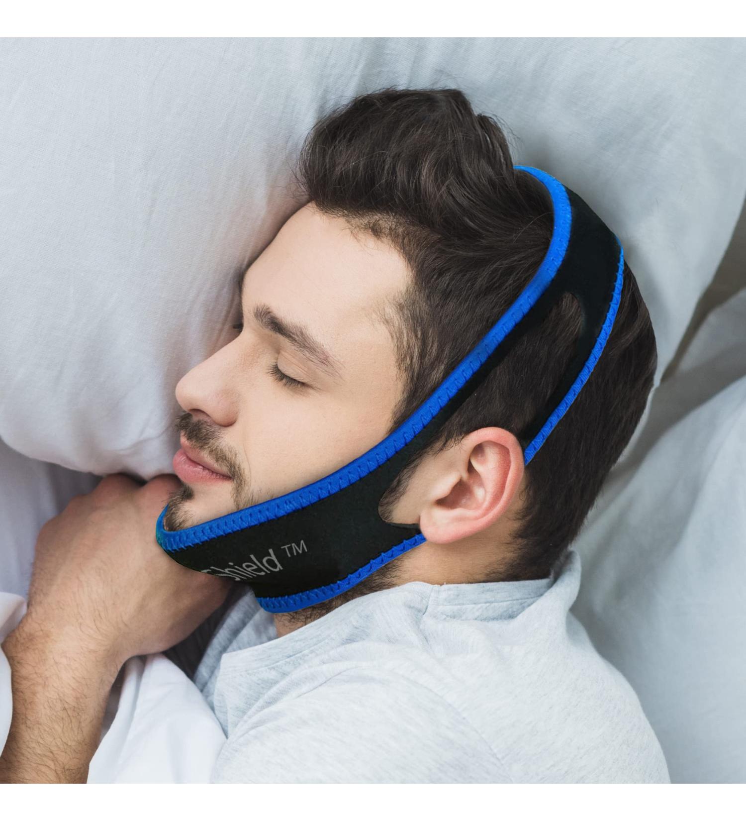 SnoreShield Anti Snore Chin Strap - #1 Snoring Sleep Solution - Natural & Comfortable Stopper - Buy Online on GoSupps.com