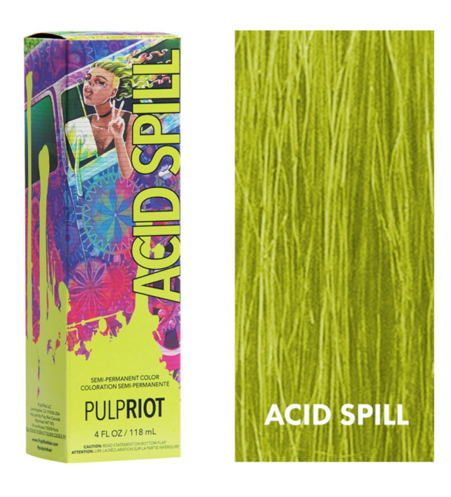 Pulp Riot Acid Spill Semi-Permanent Color - 4 fl oz | Vibrant Hair Dye for International Shipping - Buy Online on GoSupps.com
