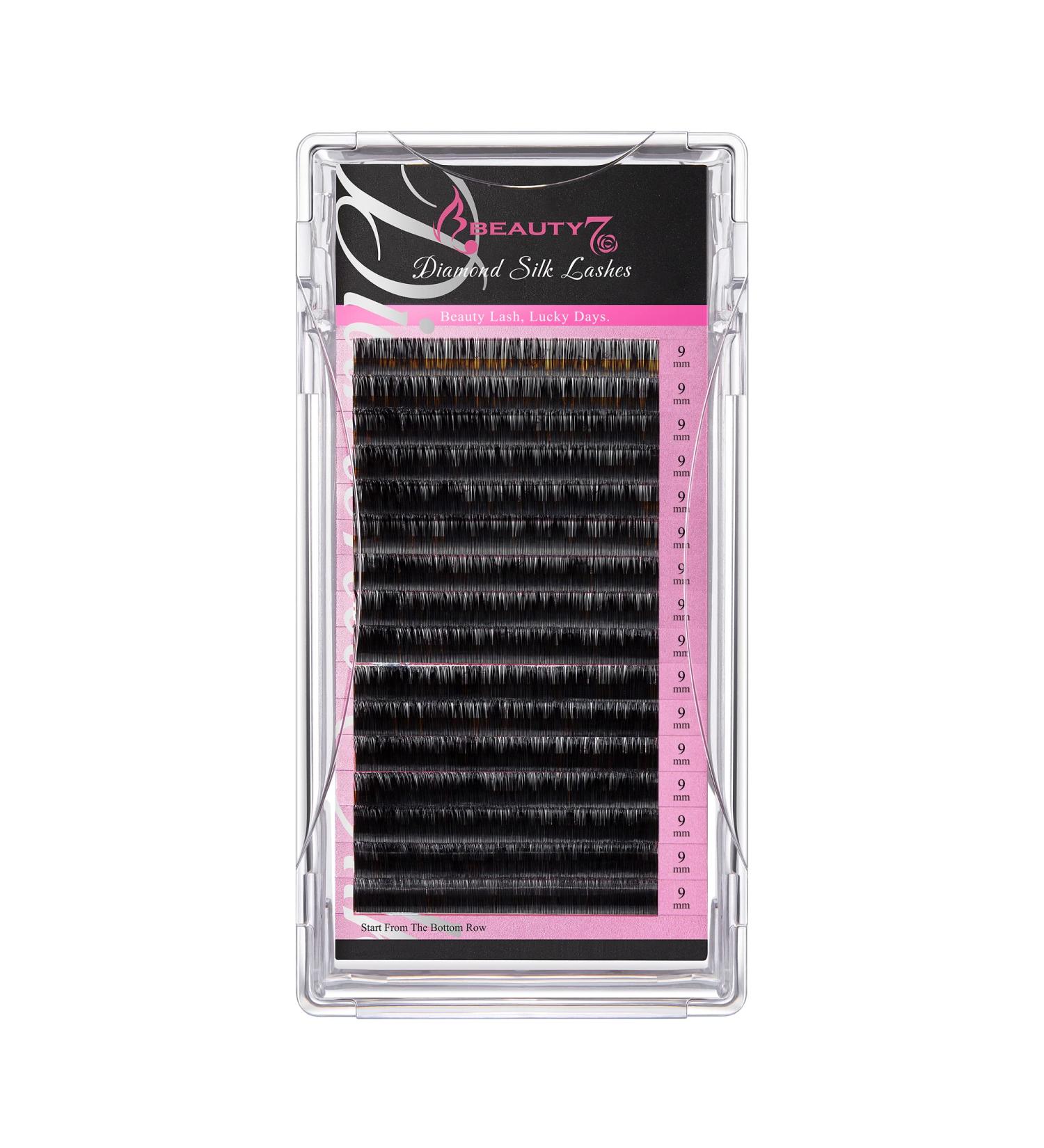 Buy WeiMob Silk Eyelash Extensions - D-Curl 0.10mm 9mm | Studio Quality Black Single Eyelashes - International Shipping Available - Buy Online on GoSupps.com