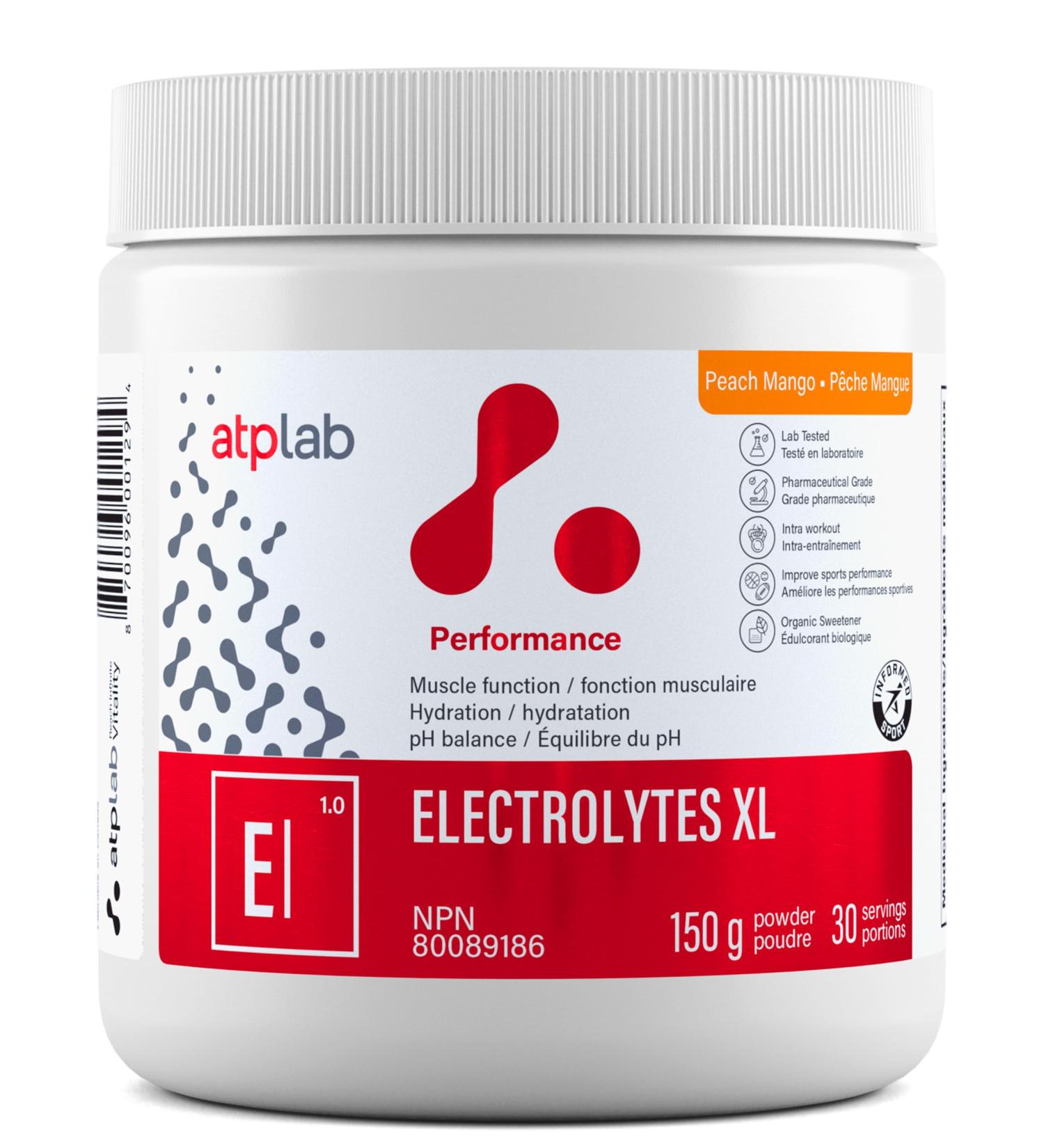 ATP LAB Electrolytes XL 150g - Enhance Muscle Function Hydration & pH Balance | International Shipping Available - Buy Online on GoSupps.com