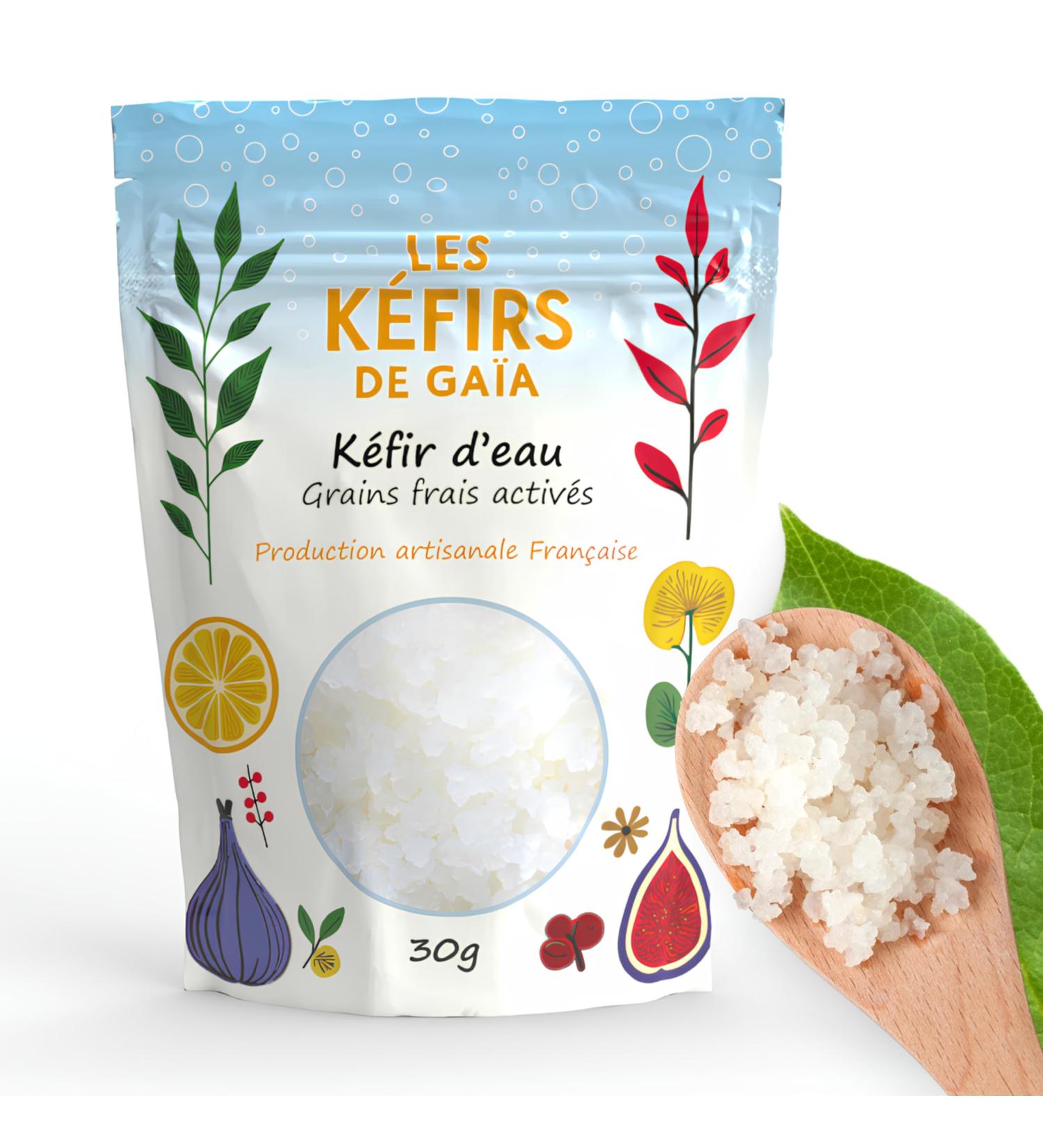 LES K FIRS DE GA A - K fir d eau - Grains de K fir de Fruit Frais Activ s - 30g/60g - Fait en France - K fir non congel - Guide d utilisation et Recettes - D marrez votre culture maintenant ! (30g) 30 g (Lot de 1) - Buy Online on GoSupps.com