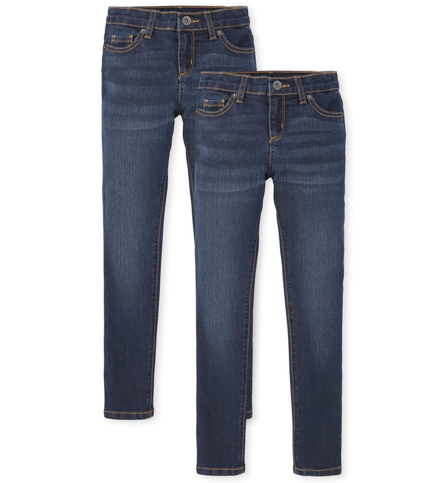 Children's Place Boy's Stretch Straight Jeans 18 Plus - Dark Twilight Wash - Buy Online on GoSupps.com