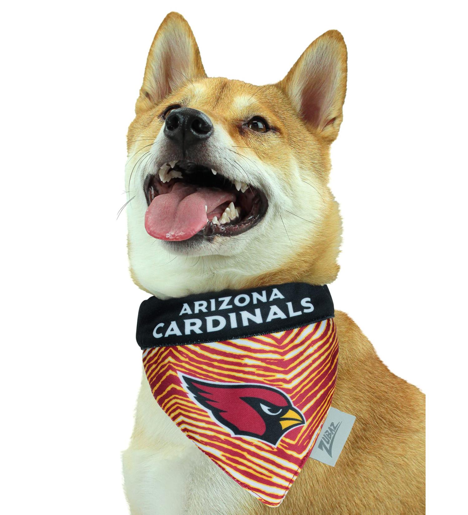 Zubaz NFL Arizona Cardinals Reversible Pet Bandana for Dogs & Cats - Small/Medium - Buy Online on GoSupps.com