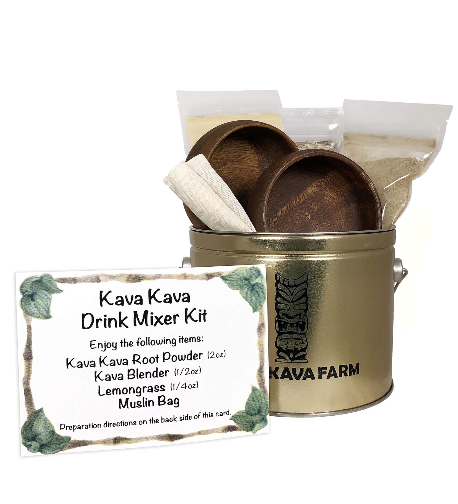 Kona Kava Farms Premium Kava Kava Starter Kit for Two - Buy Online on GoSupps.com