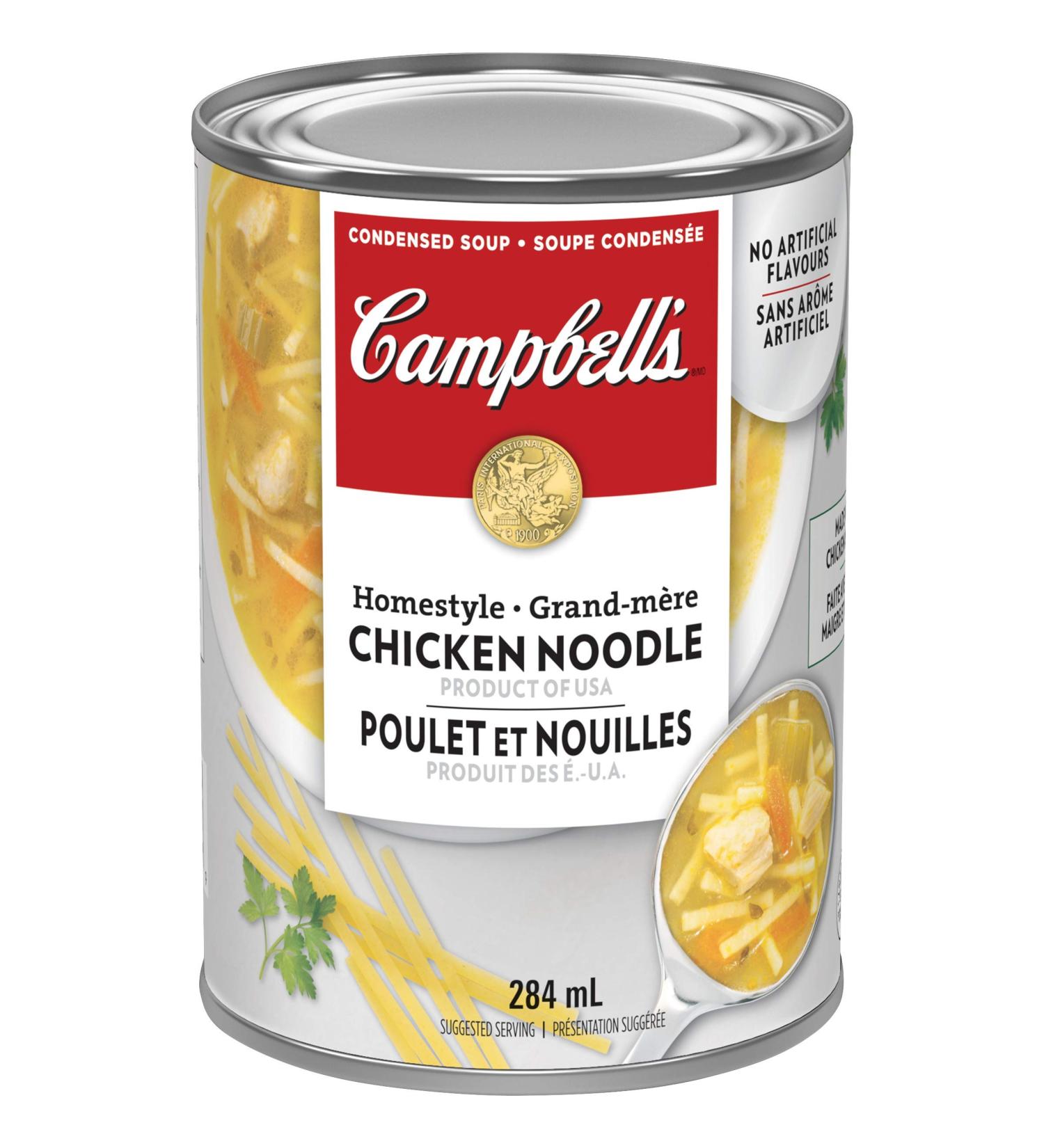 Campbell's Homestyle Chicken Noodle Soup 284 mL Homestyle Chicken Noodle 284 ml (Pack of 1) - Buy Online on GoSupps.com