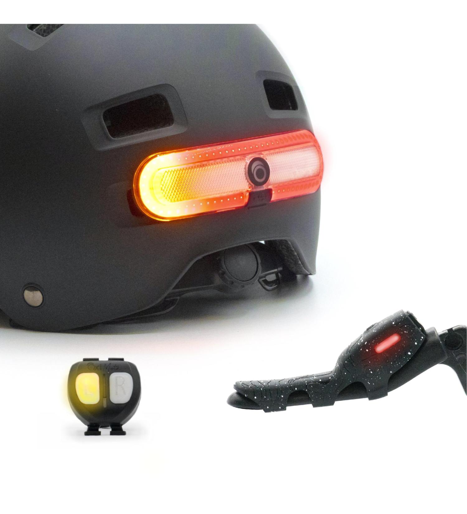 Overade Gymnasium - 5 Red Modes Bicycle & Scooter Helmet Light with Oximote Remote Control & Brake Light Function - Buy Online on GoSupps.com