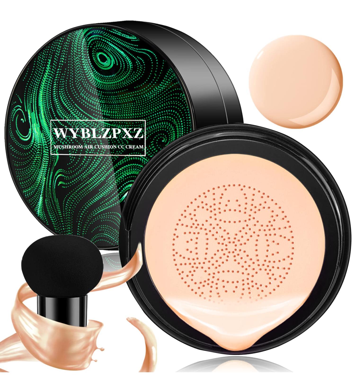 WYBLZPXZ Mushroom Head Air Cushion CC Cream BB Cream - Natural Moisturizing Full Coverage Foundation & Concealer for Even Skin Tone - Buy Online on GoSupps.com