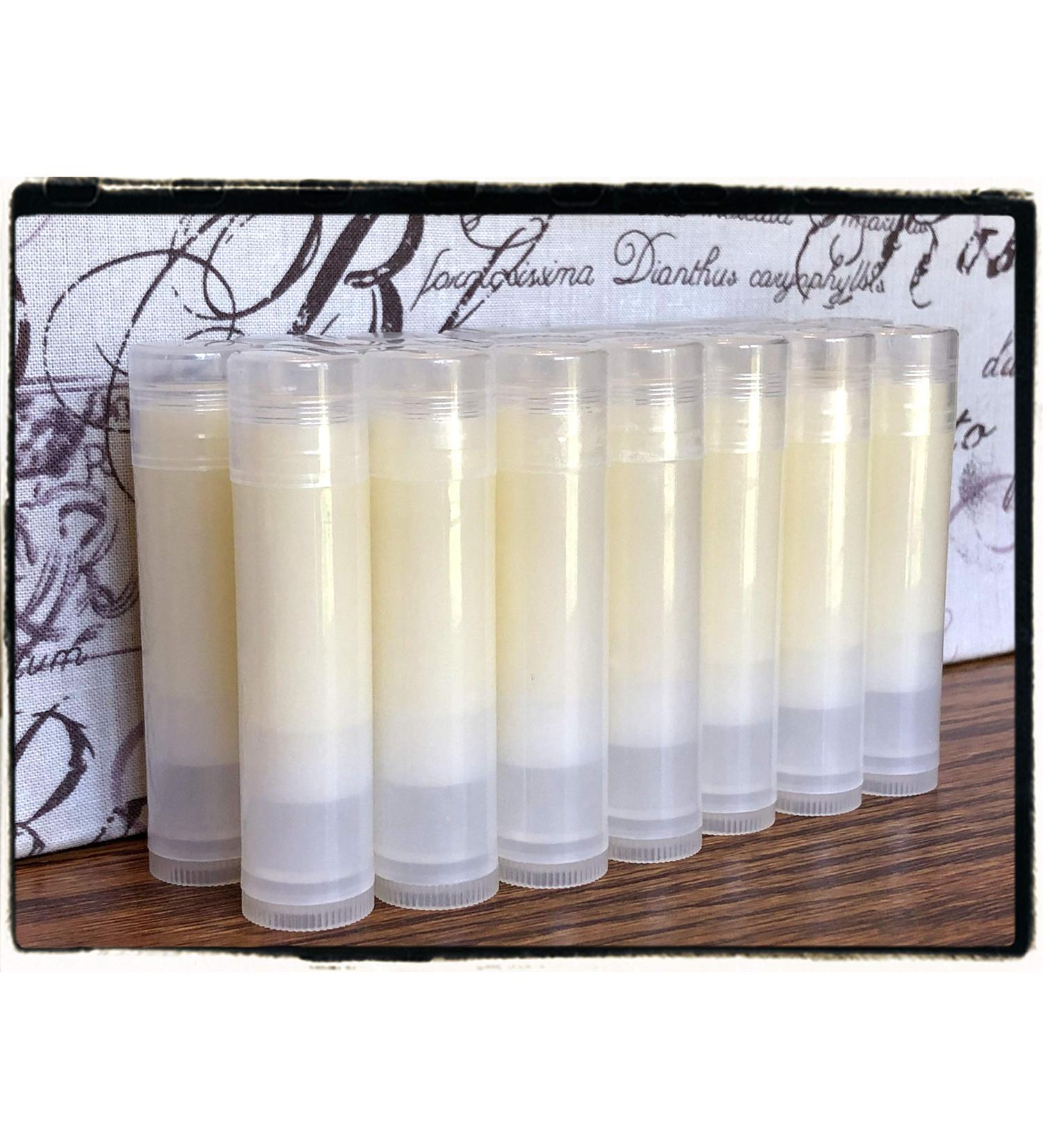 20 Handmade Salted Caramel Lip Balms - Wholesale Clear Tube Flavors - International Shipping Available - Buy Online on GoSupps.com