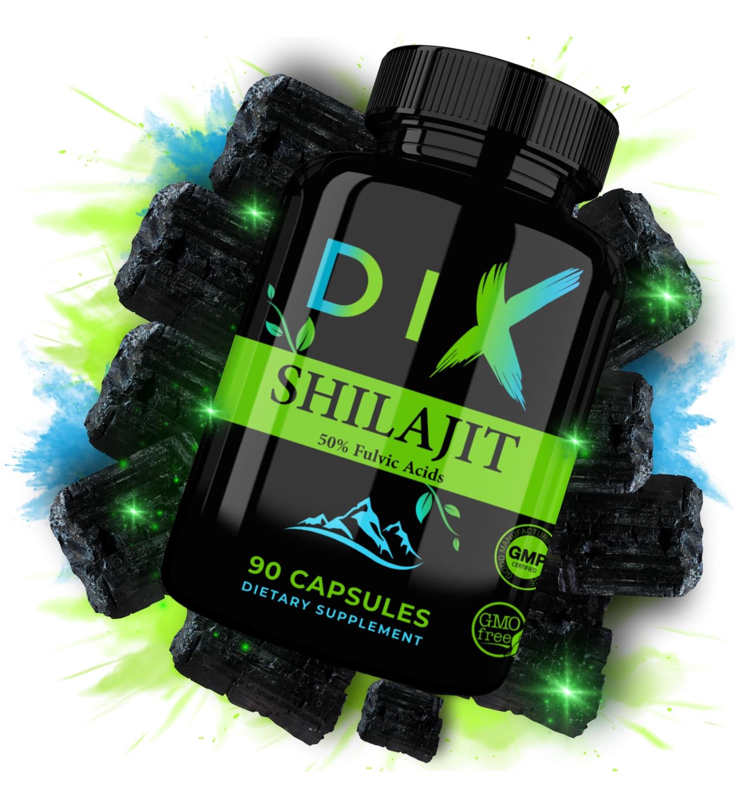 Pure Himalayan SHILAJIT 500MG | 100% Natural | 50% Fulvic Acid | 12% Humic Acid | Non-GMO | Certified Montana Nepalese Origin | Mumiyo Minerals - Buy Online on GoSupps.com