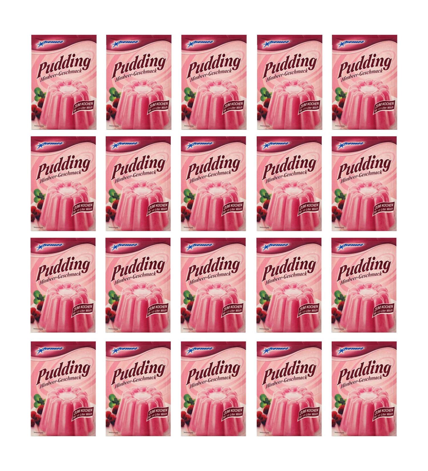 Buy 20 Pack Komet Raspberry Pudding Powder | Cooking & Dessert | 20 x 40g Best Quality - Buy Online on GoSupps.com