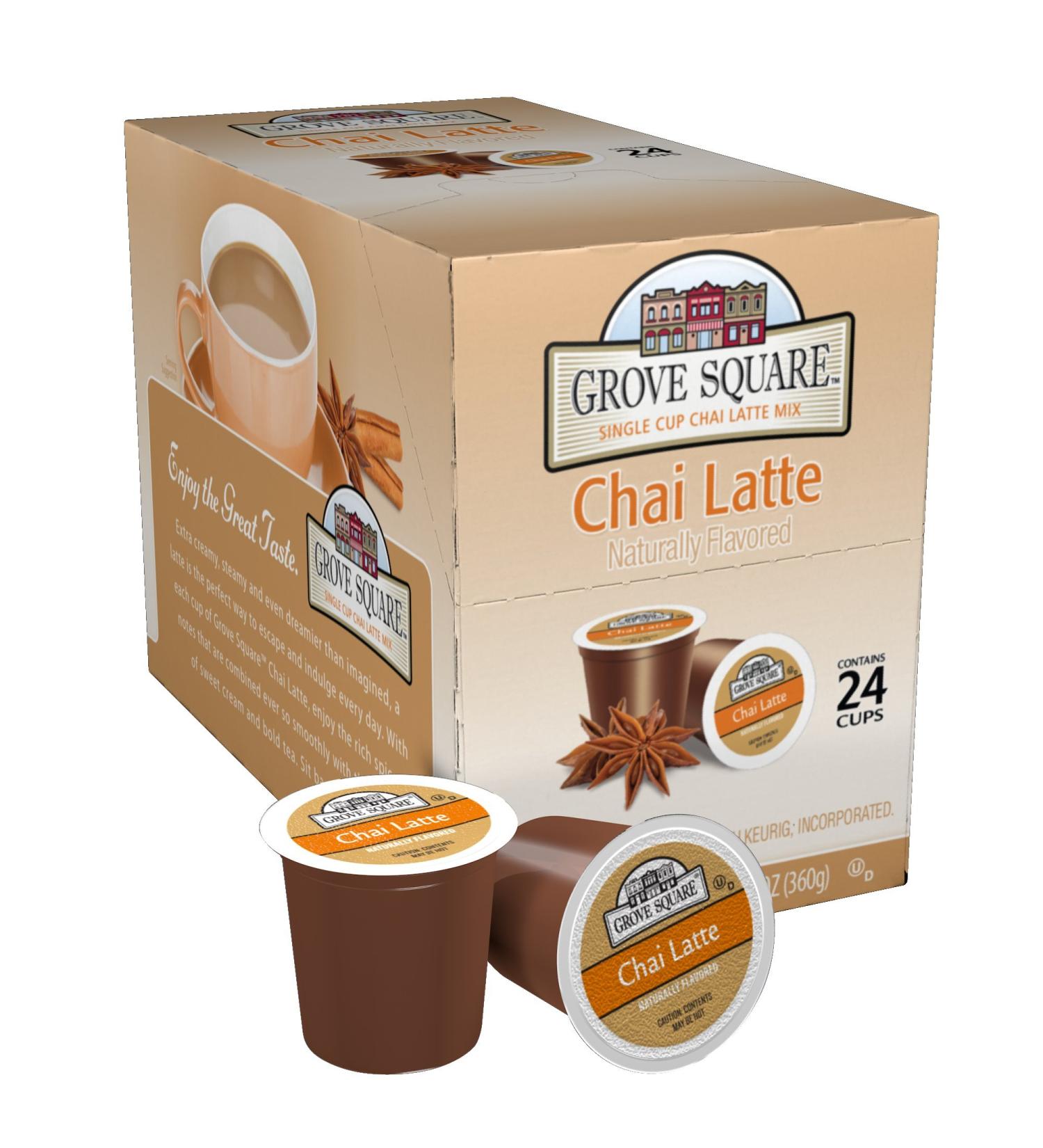 Grove Square Tea Chai Latte - 24 Single Serve Cups | Buy Online - Buy Online on GoSupps.com