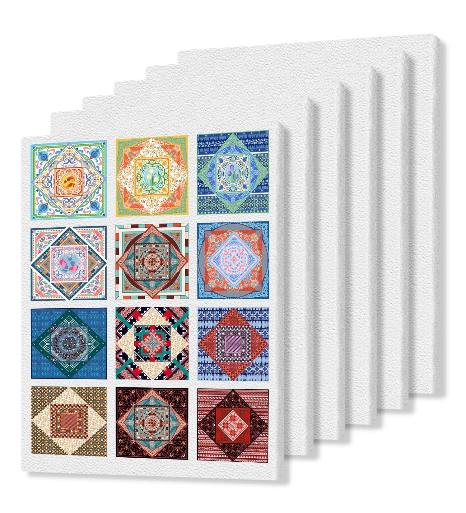 BXI Quilt Design Wall  Thick Sturdy Flannel Quilters Design Board  16 x 12 x 0.5 inches  6 Pcs  Portable Quilting Wall Panels Hold Fabric Firmly  Sewing Quilting Supplies for Quilt Block Projects White  S - Buy Online on GoSupps.com