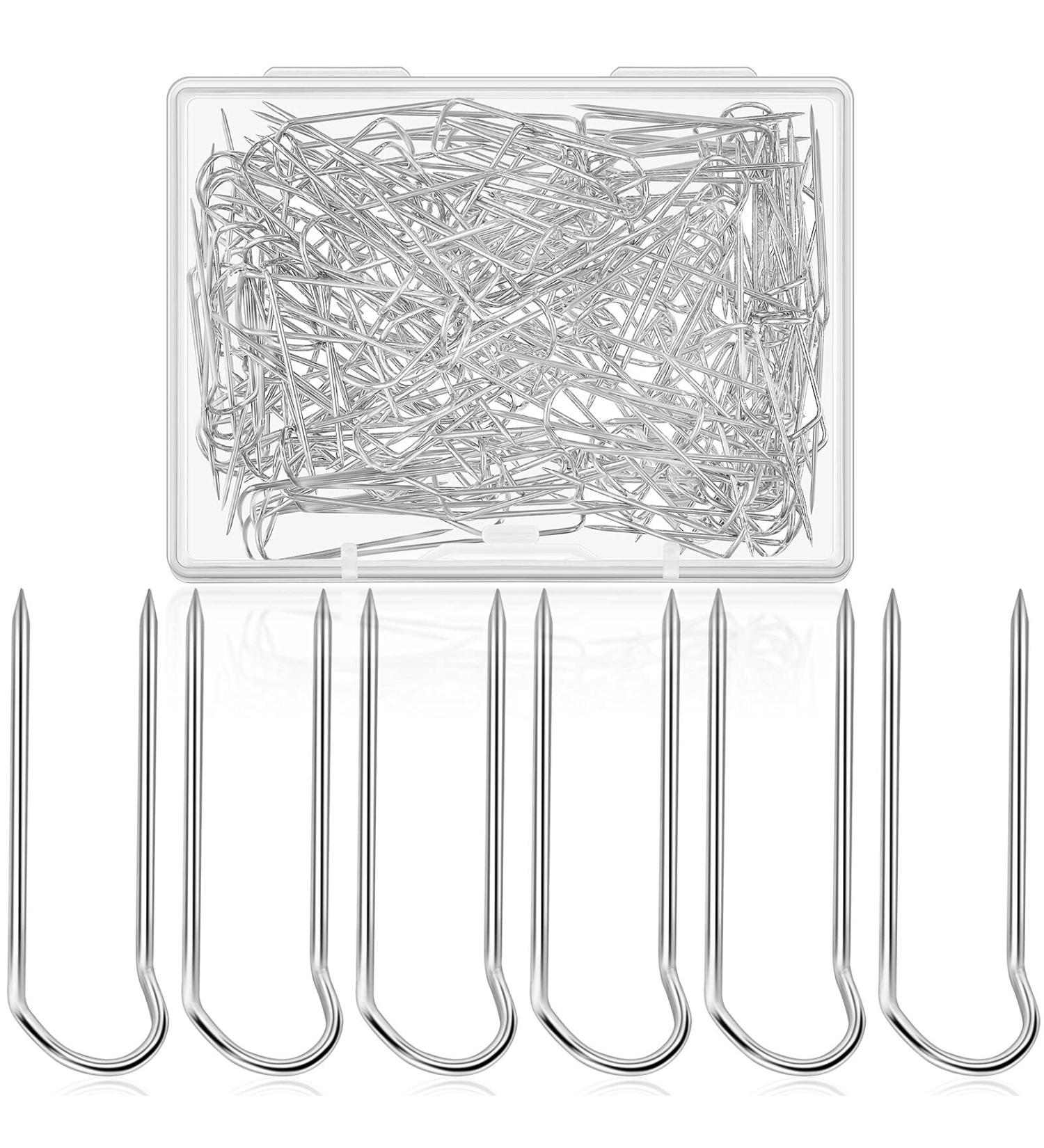 200 Pieces Stainless Steel Fork Pins for Quilting and Sewing - Double Needlecraft Blocking Pins for DIY Jewelry Craft Making - 0.91 x 0.2 Inch - Buy Online on GoSupps.com