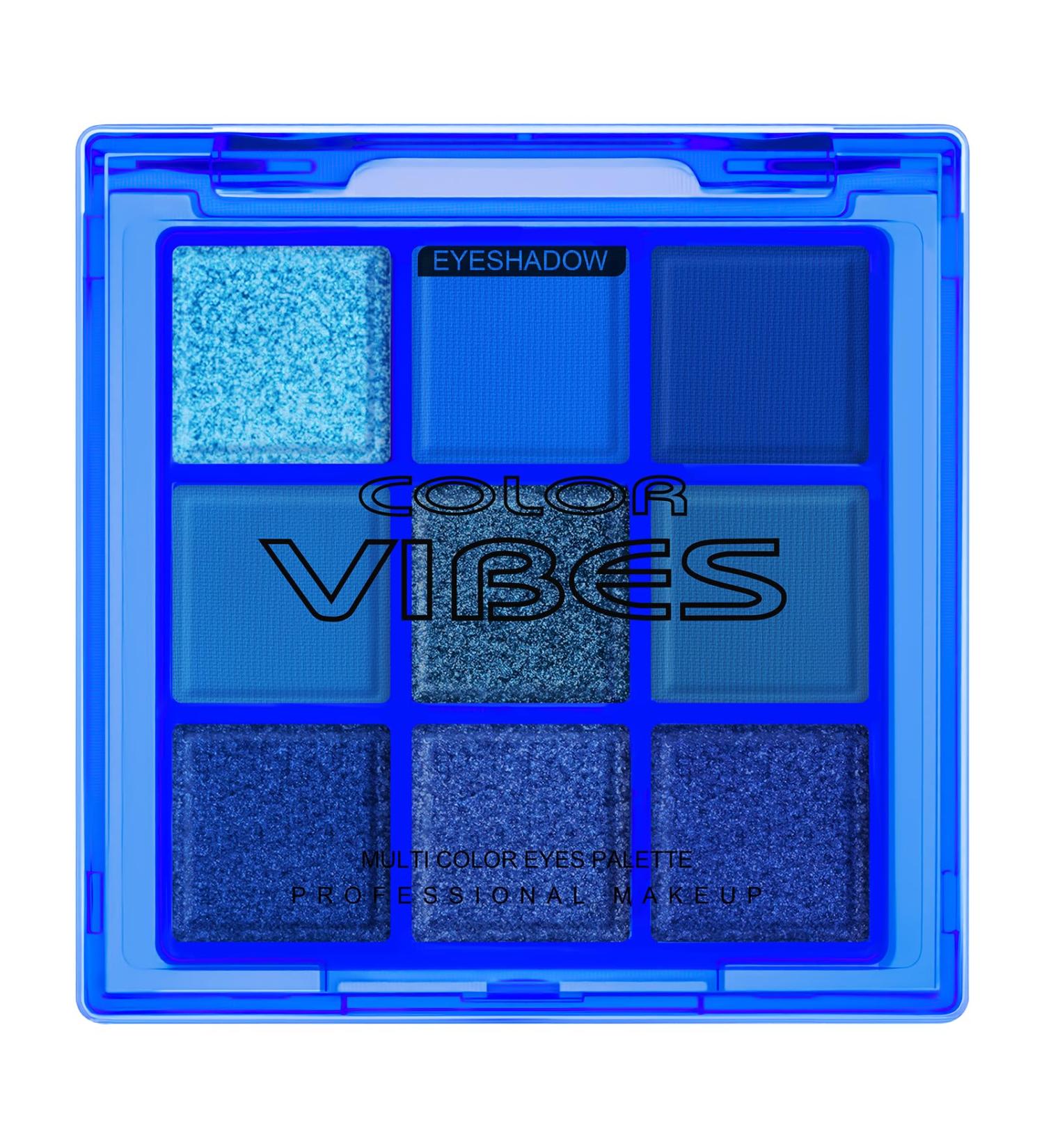 Palette de Fards Paupi res Palette Ombre Paupi res 9 Couleurs Brillant Mat Bleu Professional Makeup Palette de Fards Paupi res Ultimate Shadow Imperm able Longue dur e - Buy Online on GoSupps.com