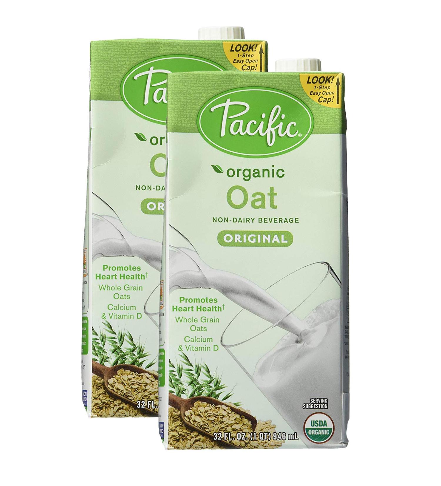 Organic Oat Beverage 32oz Pack of 2 - Pacific Natural Foods Original - Buy Online on GoSupps.com