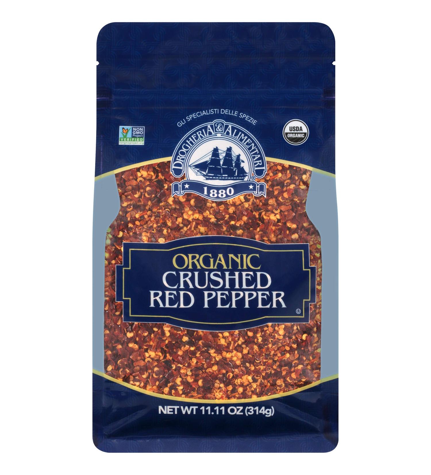 Buy Drogheria & Alimentari Organic Crushed Red Pepper 11.11 oz - Authentic Flavor for Cooking - Buy Online on GoSupps.com