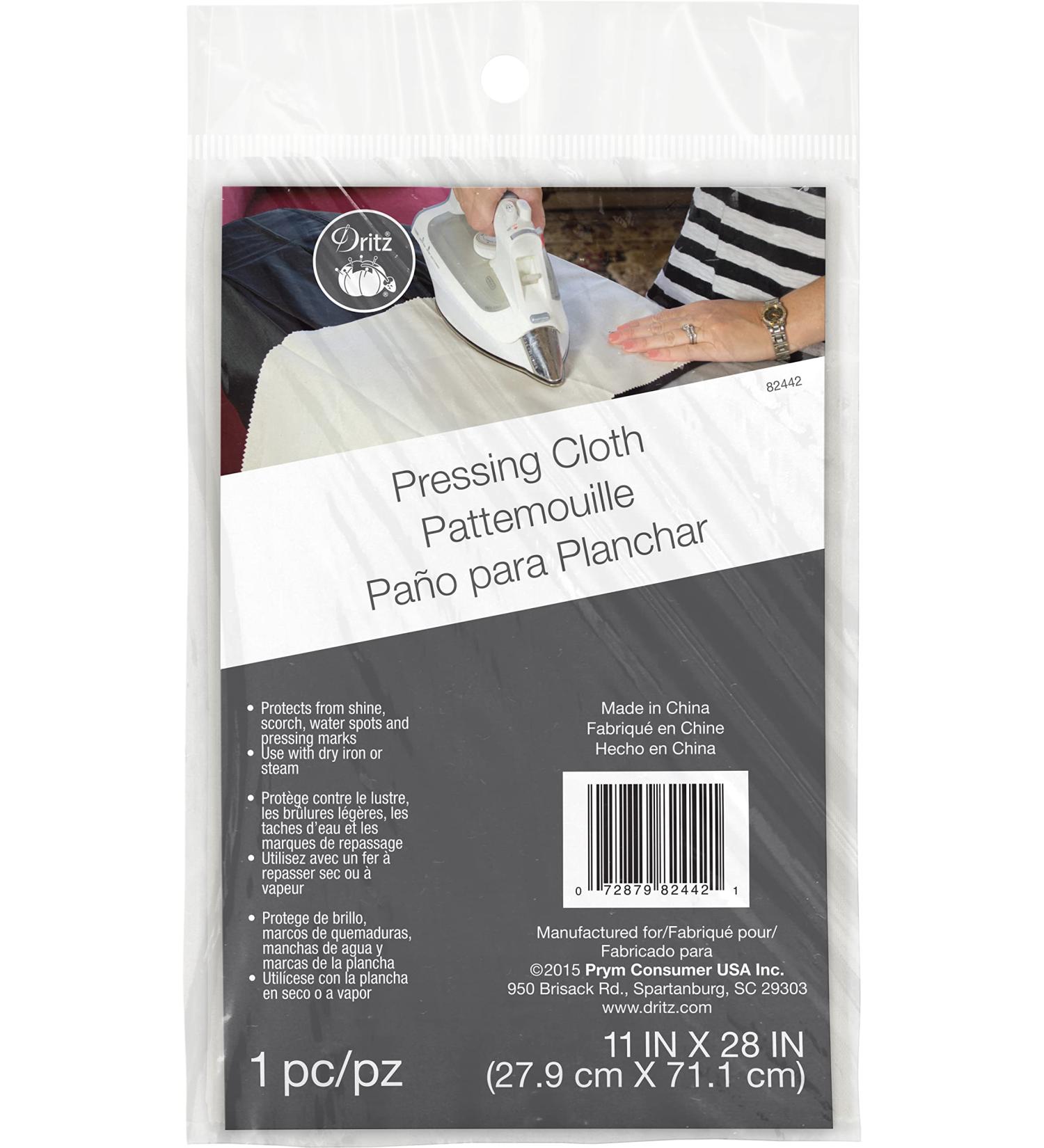 Dritz Clothing Care 82442 Pressing Cloth 11x28' - White | Premium Fabric Protector - Buy Online on GoSupps.com