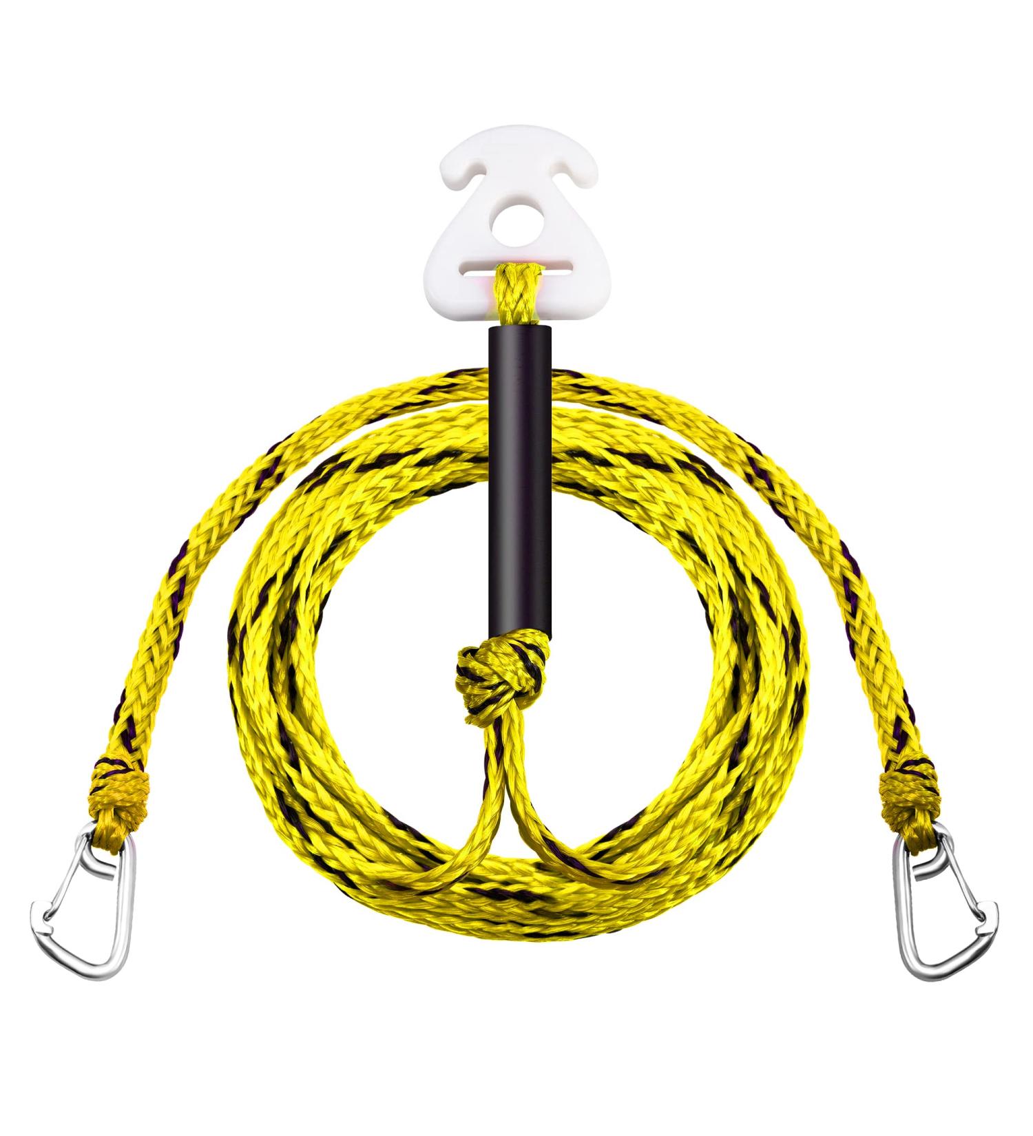 16ft Heavy Duty Boat Tow Harness Tubing Rope with Quick Connector for 4 Rider Towable Tube & Jet Ski - Buy Online on GoSupps.com