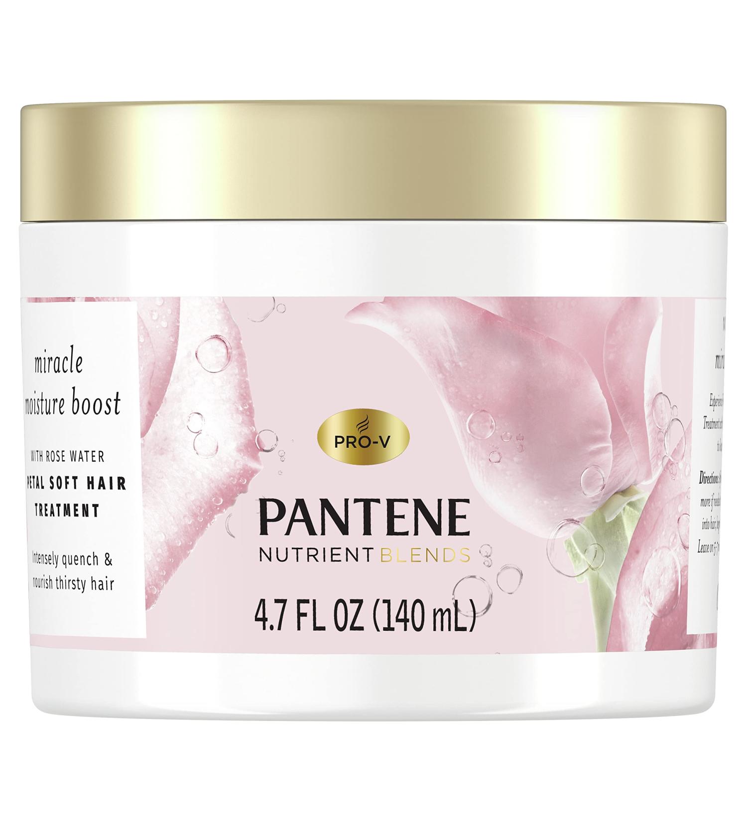 Pantene Rose Water Hair Treatment - Miracle Moisture Boost, 4.7 fl oz - Buy Online on GoSupps.com