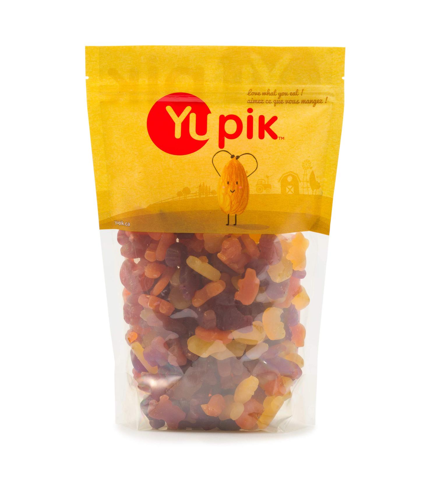 Yupik Jelly Zoo Animals 1 kg Kosher Natural Fruit Flavors Chewy & Colorful Animal-Shaped Gummies Fun Treat Sweet Candy Delicious Snack Ideal for Gifting Holidays & Baking - Buy Online on GoSupps.com