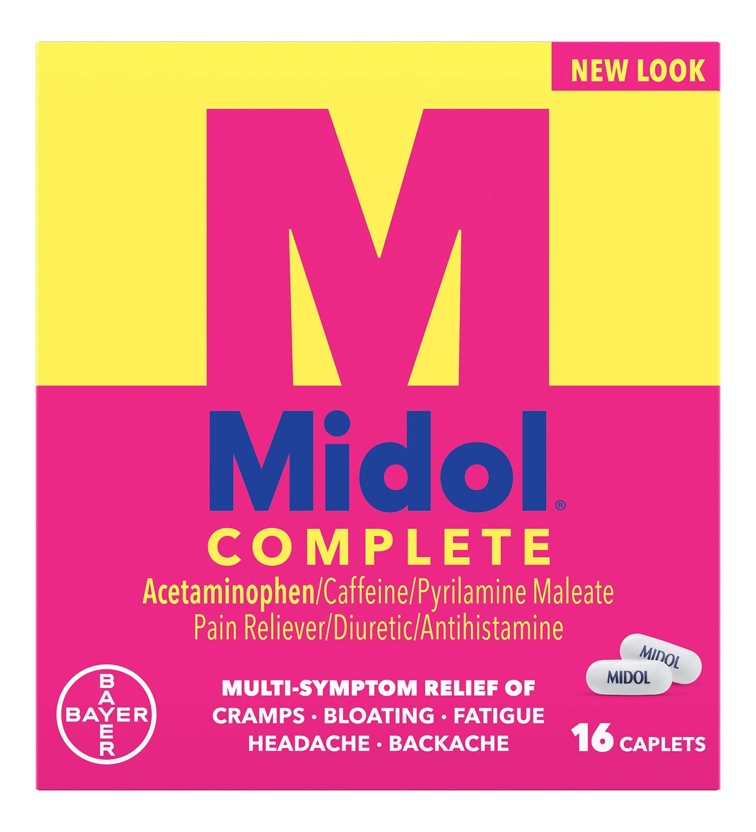 Midol Max Caplets 16s | Maximum Strength Multi-Symptom Menstrual Relief - Buy Online on GoSupps.com