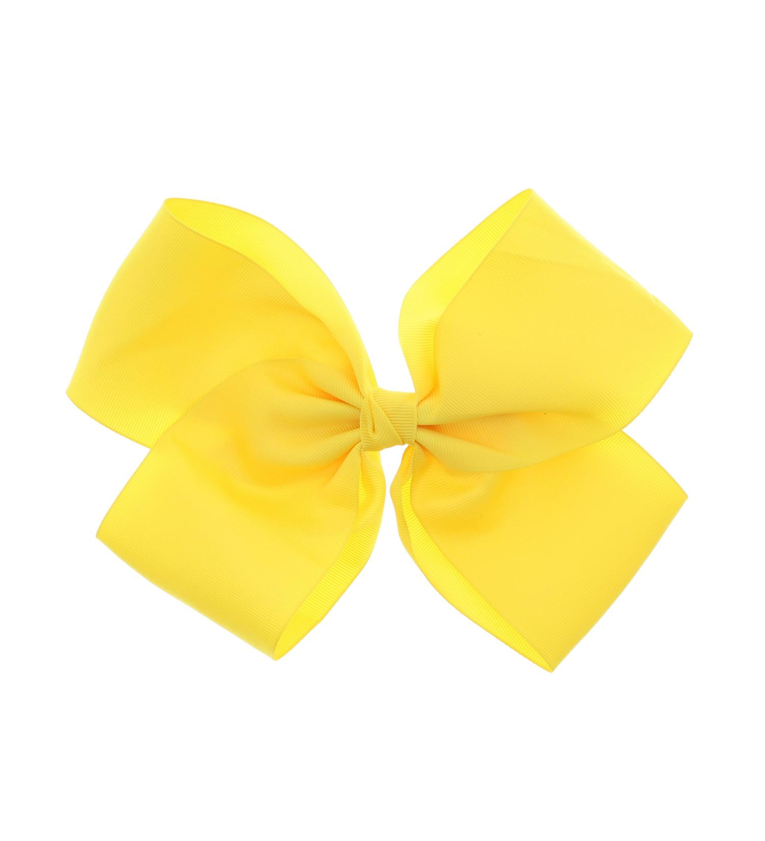 Zac's Alter Ego Very Large Grosgrain Ribbon Bow Yellow