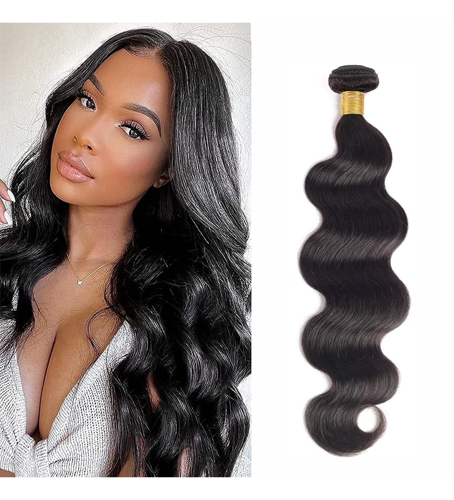18 Inch Brazilian Body Wave Bundle - 10A Grade Virgin Human Hair - Double Machin Weft - Unprocessed Brazilian Hair - Single Bundle - Buy Online on GoSupps.com