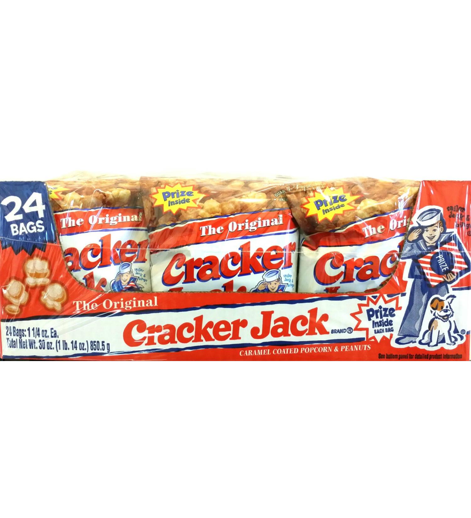 Cracker Jack Original with Prize - 24 Bags 1 1/4 oz. Ea.