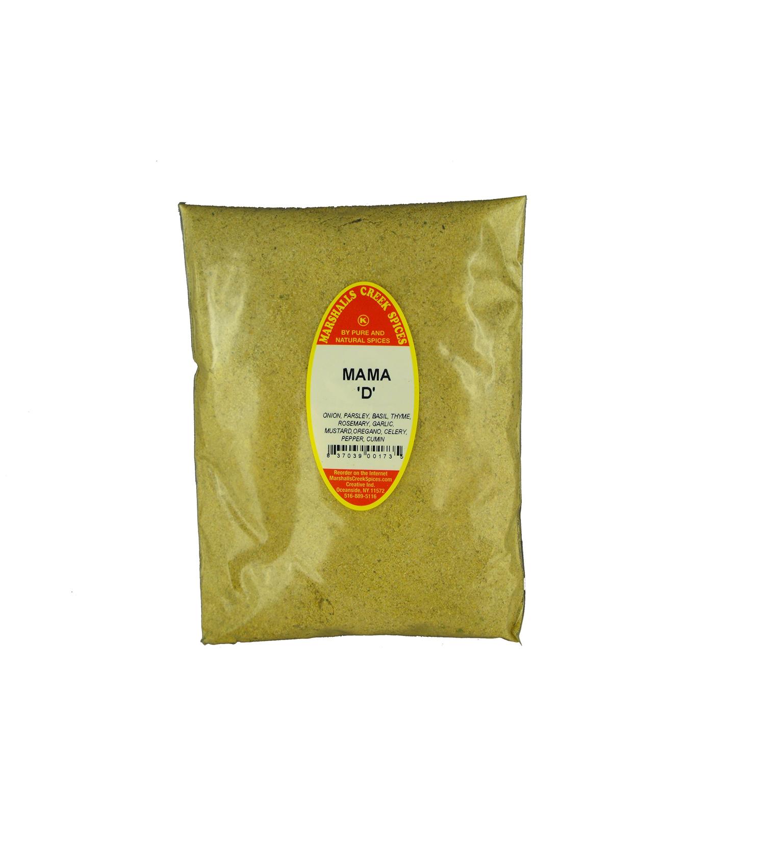 Marshalls Creek Spices Marshalls Creek Kosher Spices Mama "D" Seasoning No Salt Refill 11 Oz 11 ounces Garlic Pepper 11 Count (Pack of 1)