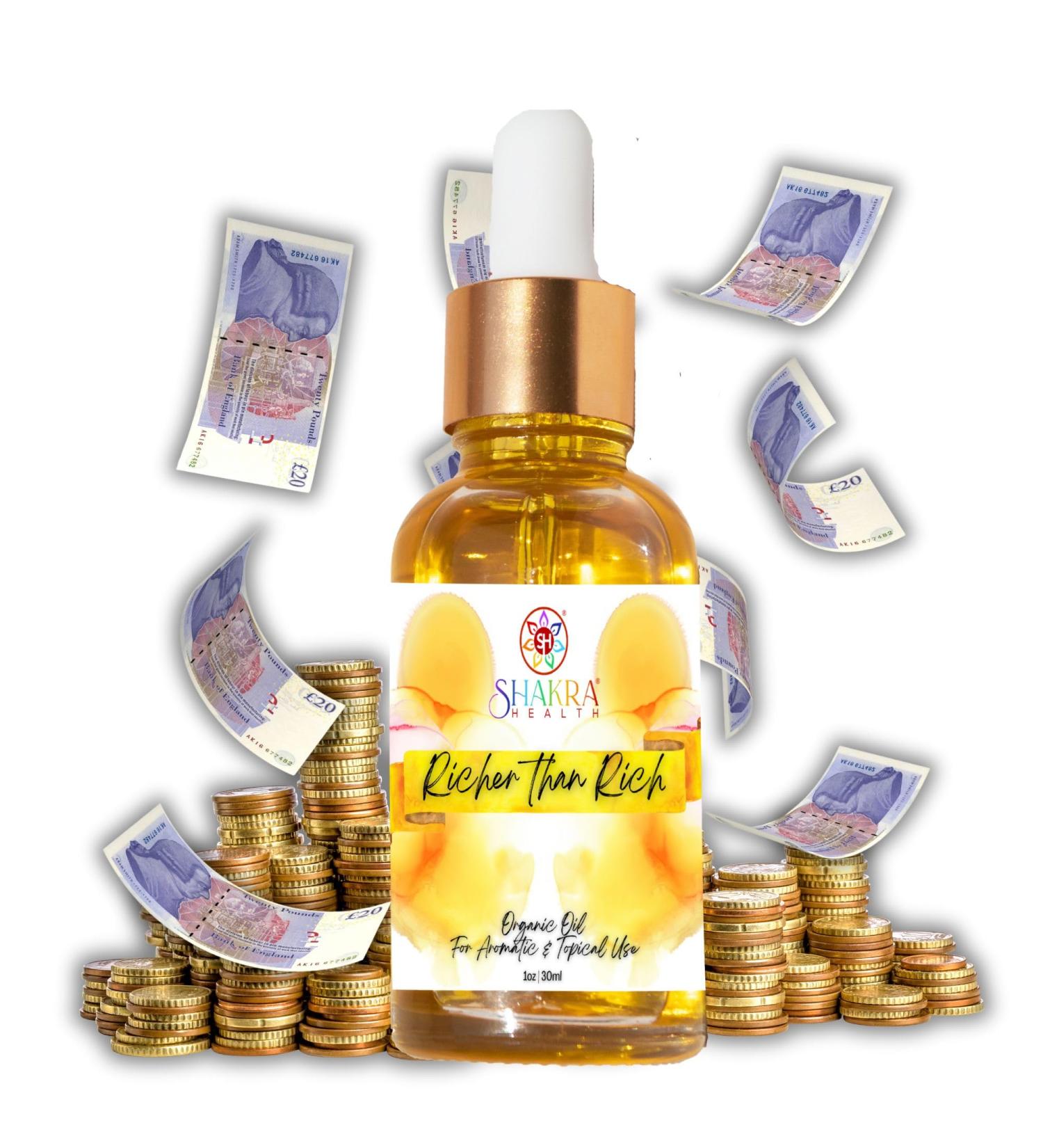 Richer Than Rich Ritual Oil | Vegan Organic Wealth Manifestation | Achieve Abundance - Buy Online on GoSupps.com