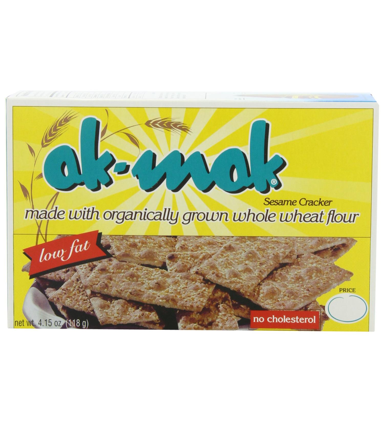 Ak-Mak Sesame Crackers 4.15 oz (Pack of 12) - Crunchy and Nutritious Snack option - Buy Online on GoSupps.com
