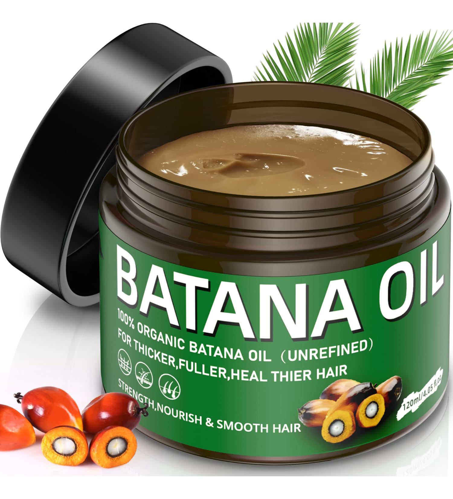 Raw Batana Oil for Hair Growth | 100% Natural Dr. Sebi Organic Oil | Prevent Hair Loss & Restore Damaged Hair 4.05 OZ - Buy Online on GoSupps.com
