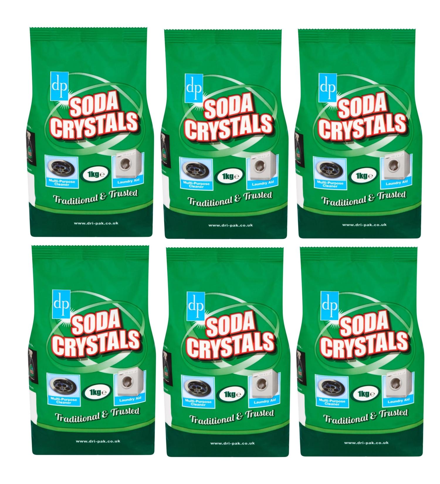 Dri-Pak Soda Carbonate Crystals 6 x 1 Kg - Buy Online on GoSupps.com