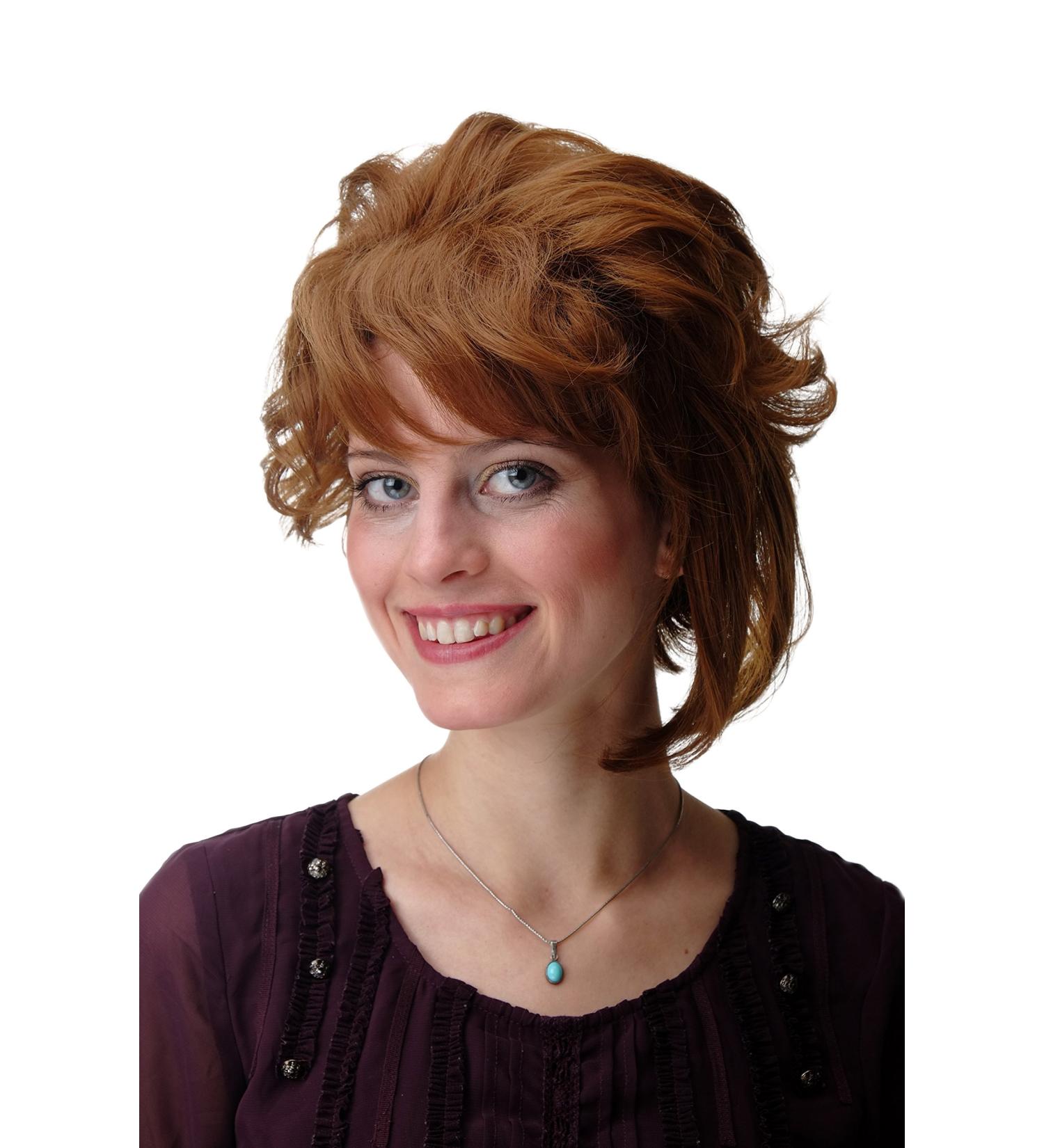 Shop WIG ME UP F2176A-M30Y - Short Wild Teased Wavy Ladies Wig in Reddish Brown & Brown Fawn - International Shipping Available - Buy Online on GoSupps.com